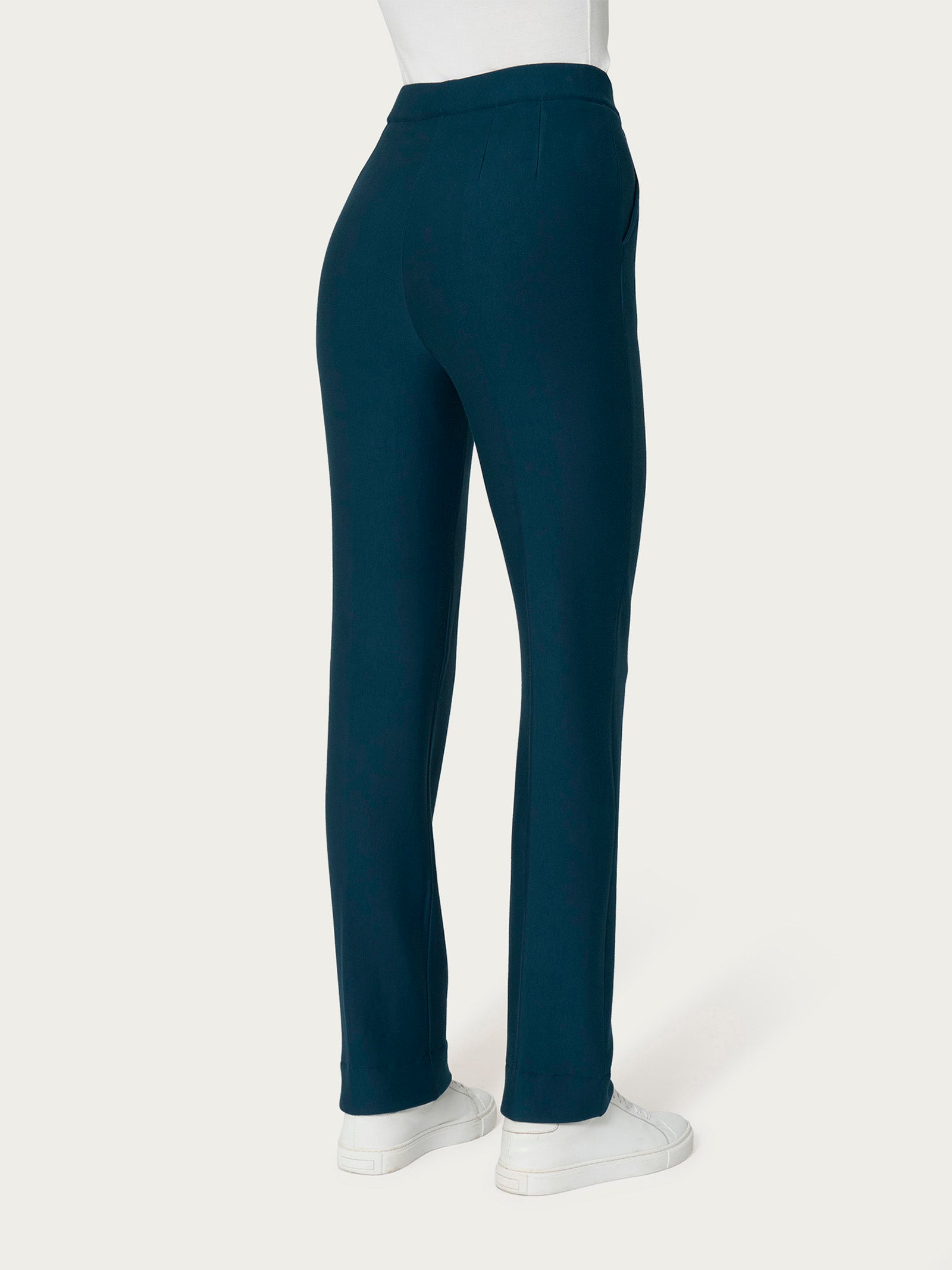 Ragno Relaxed Wardrobe The Straight Leg pantalone felpa blu