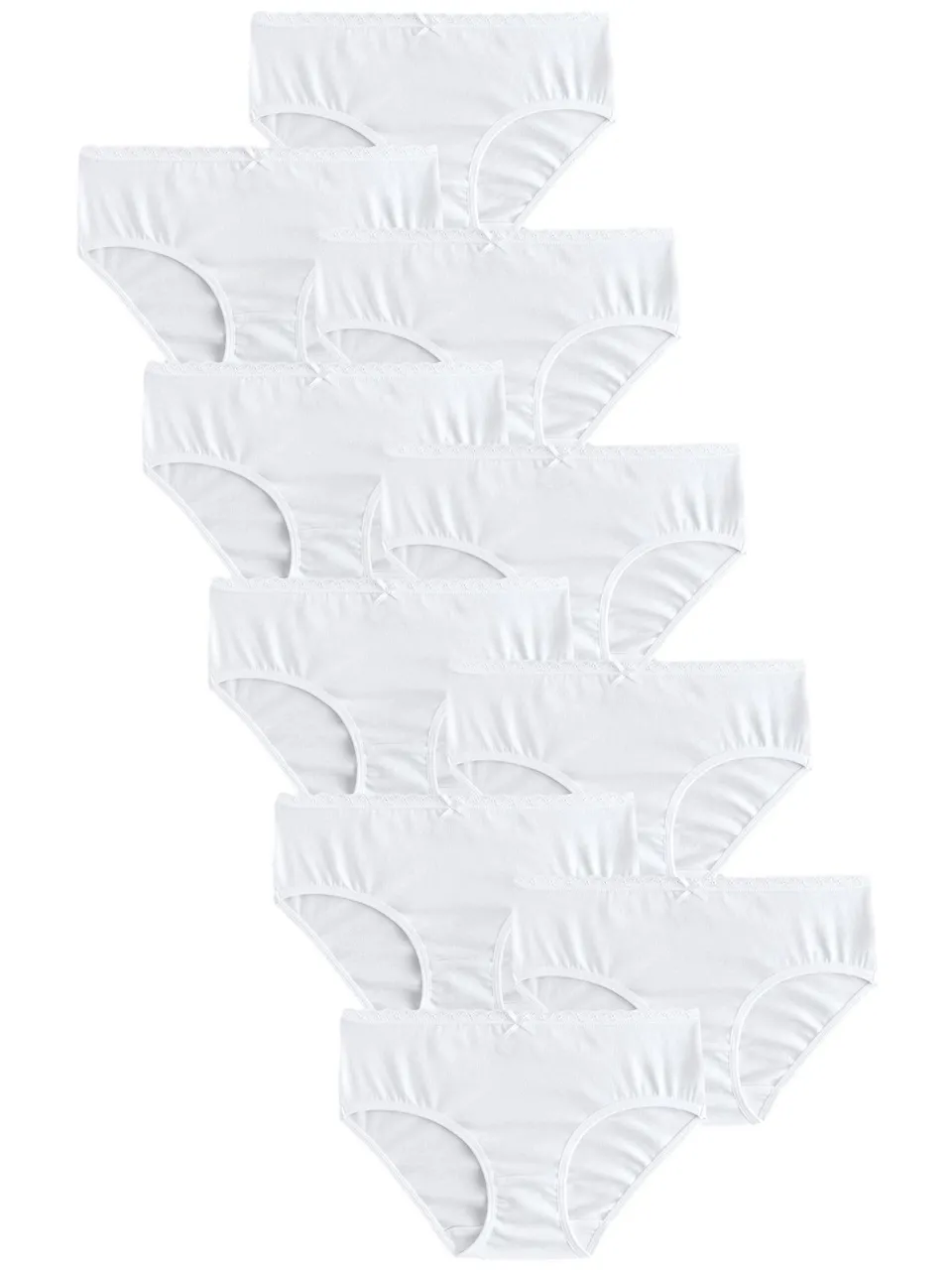 Next Slip Bambina 146-152 Cotone Confezione 10 Pezzi