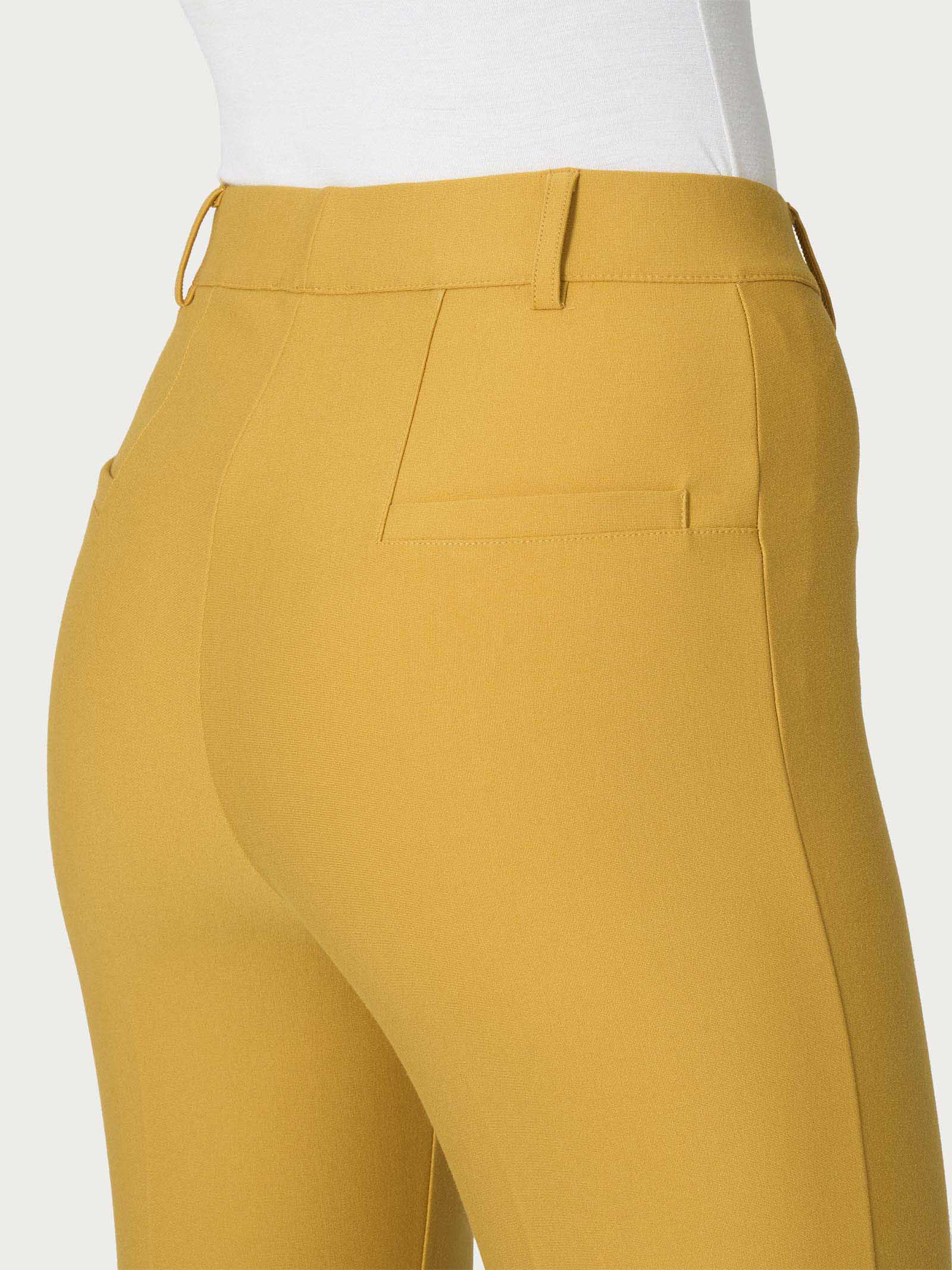 Ragno Compact Pantalone Flare caviglia golden spice elastico