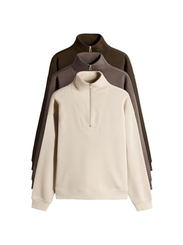 Next The Set felpa mezza zip donna collo alto 3 pezzi
