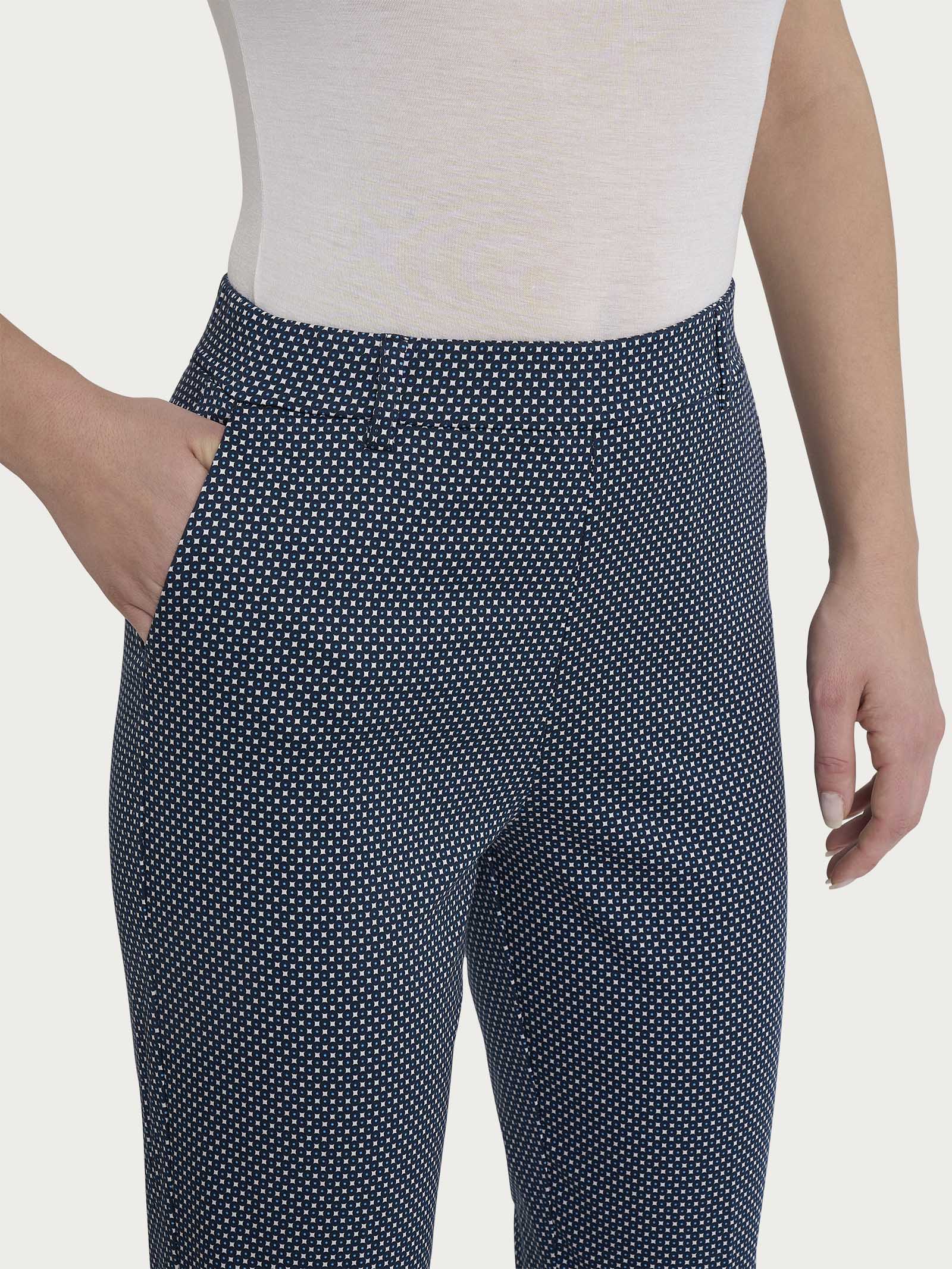 Ragno Satin Power pantalone chino slim Fant.Dawn Blue
