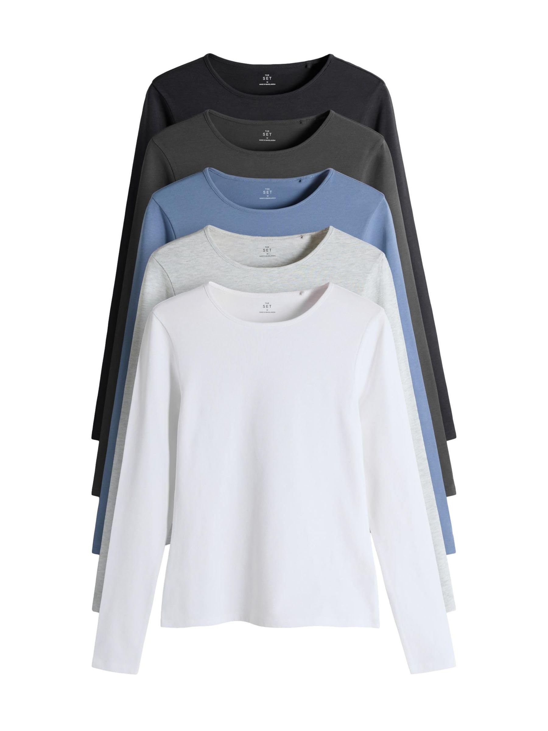 Geo Next The Set maglietta donna manica lunga 5 pezzi aderente