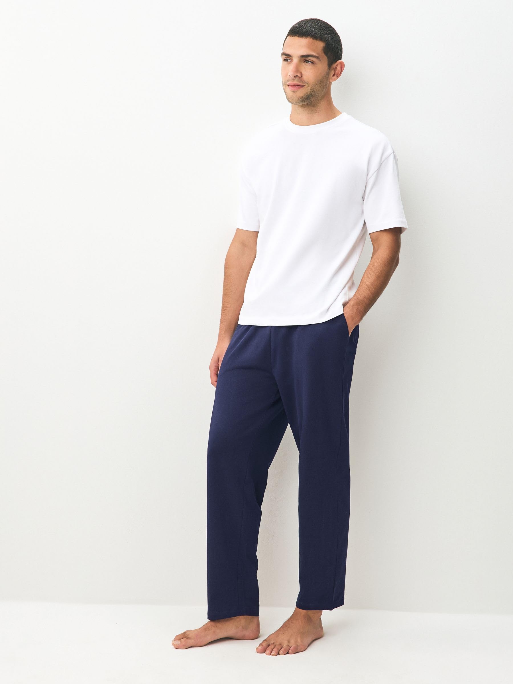 Next pantaloni jogging uomo cotone 2 pezzi taglia M