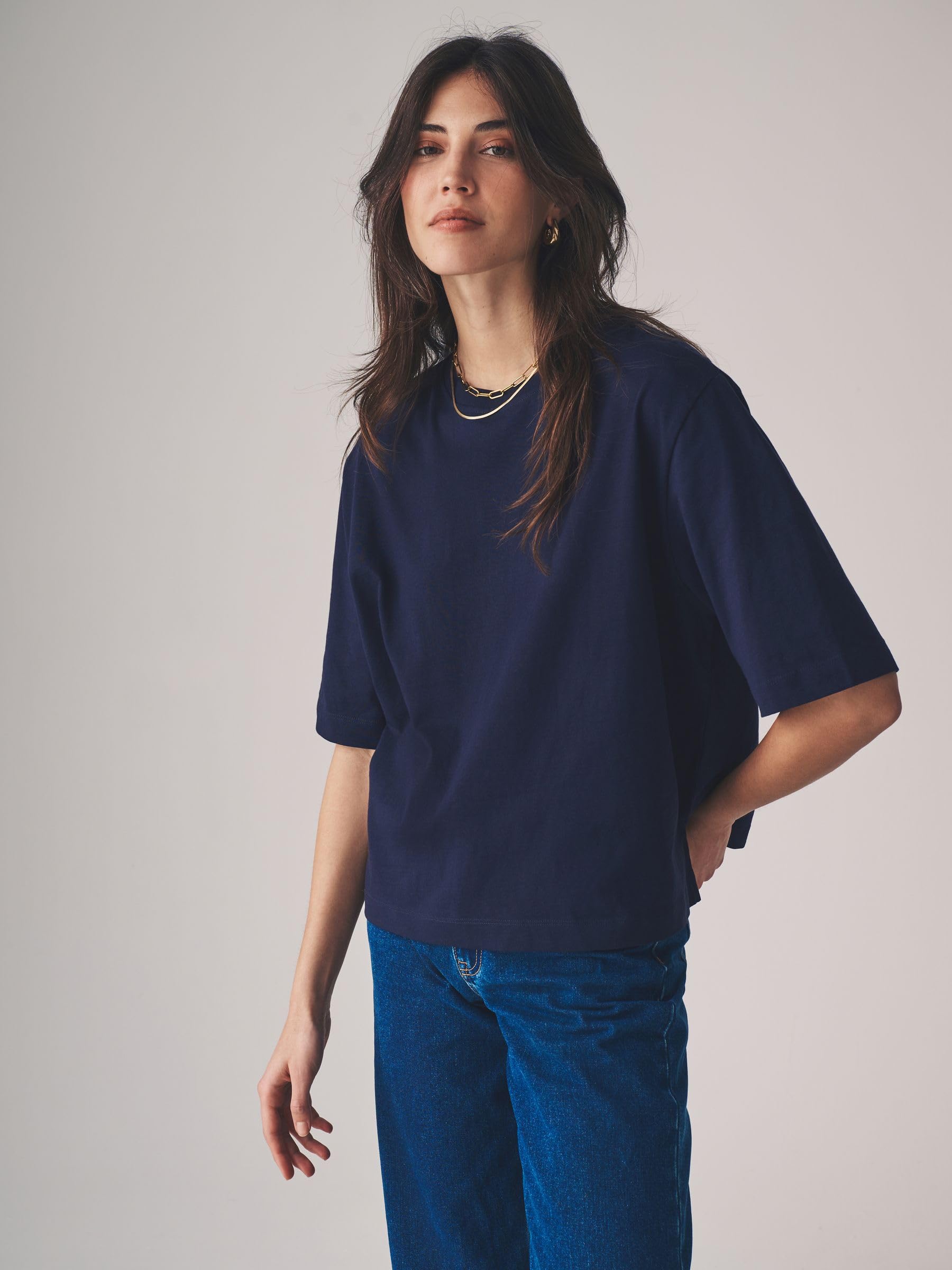 Next The Set t-shirt donna pesanti cotone confezione 4