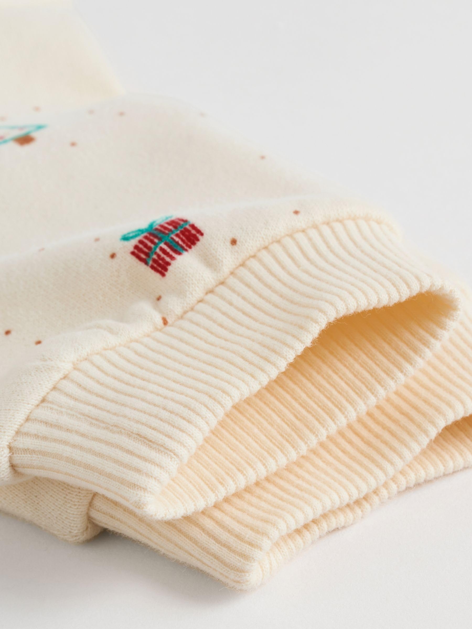 Next completo natalizio neonato felpa joggers misto cotone