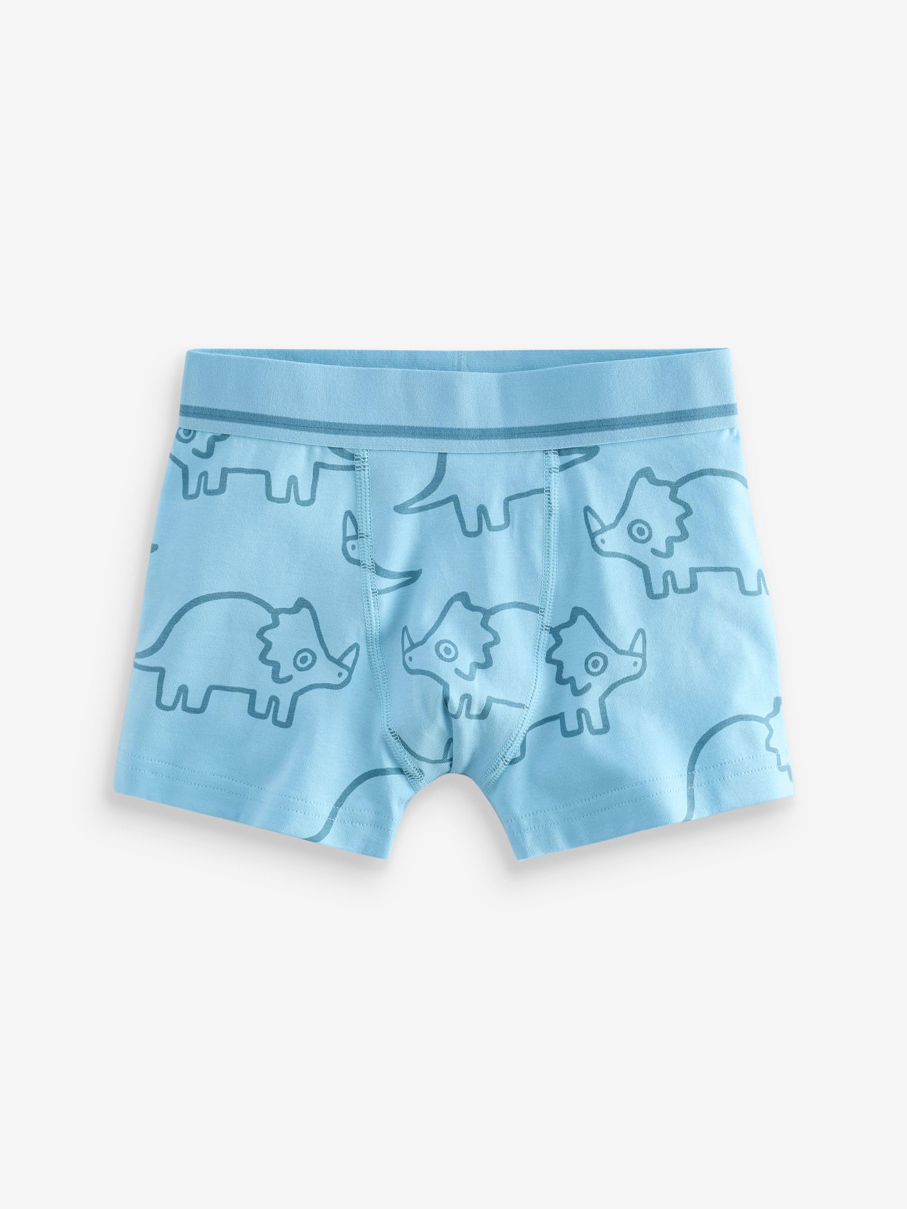 Next boxer ragazzo aderenti 5 pezzi dino blu cotone
