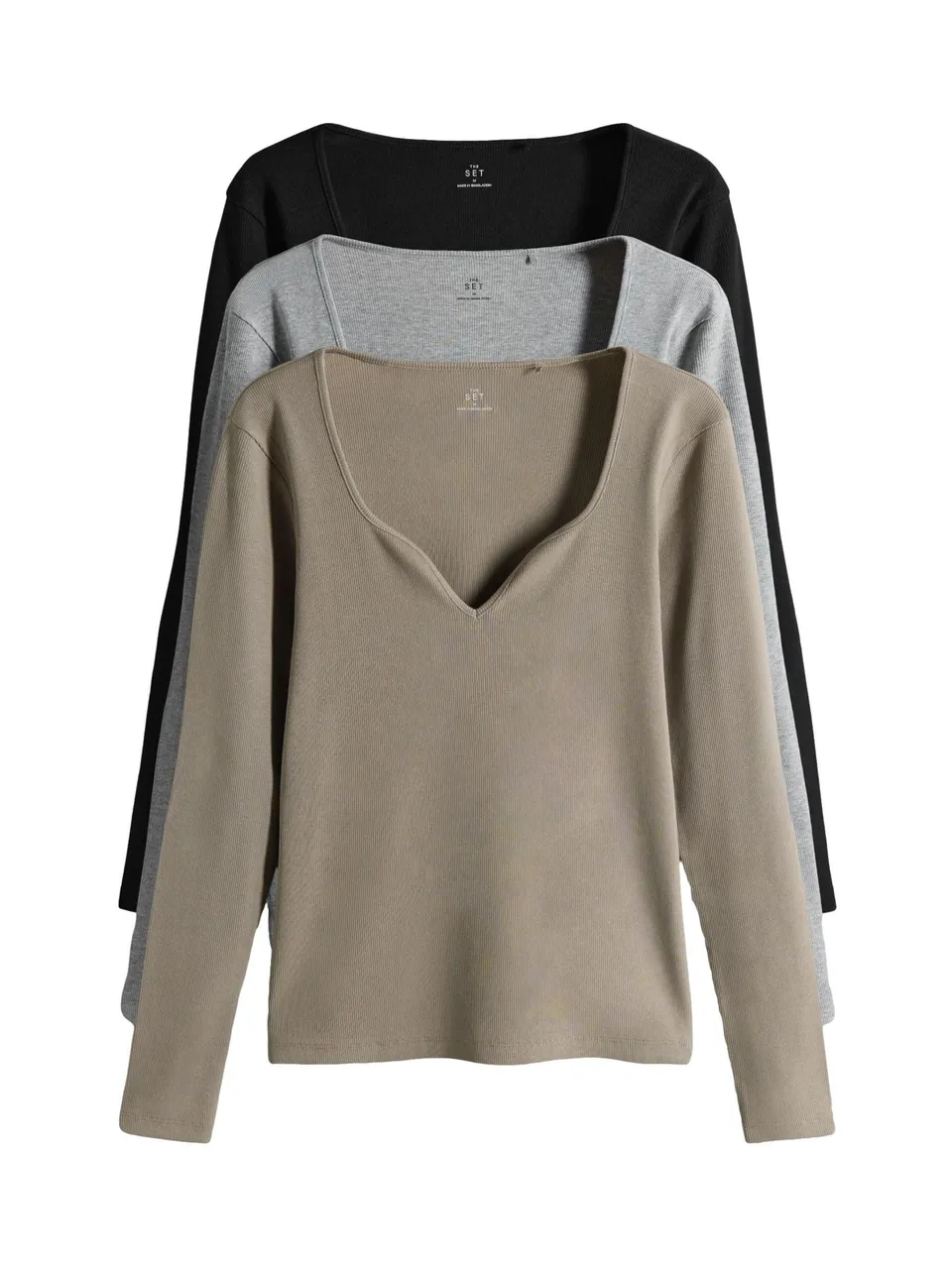 Geo Next The Set Coste Maglie Maniche Lunghe 3 Pezzi