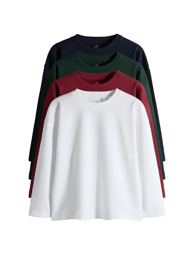 Geo Next The Set t-shirt ragazzo manica lunga 4 pezzi