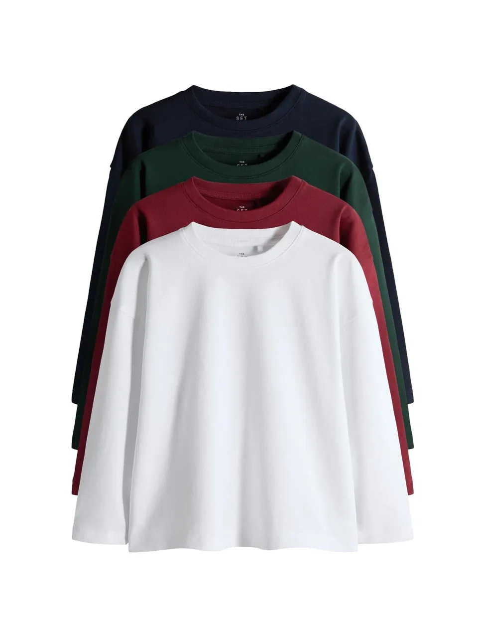 Geo Next The Set t-shirt ragazzo manica lunga 4 pezzi