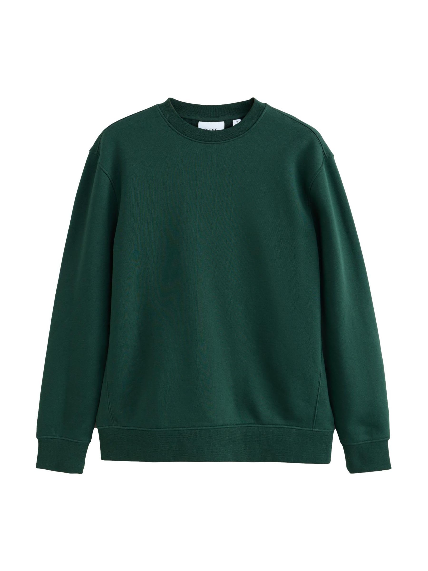 Next felpa girocollo cotone pesante uomo regular