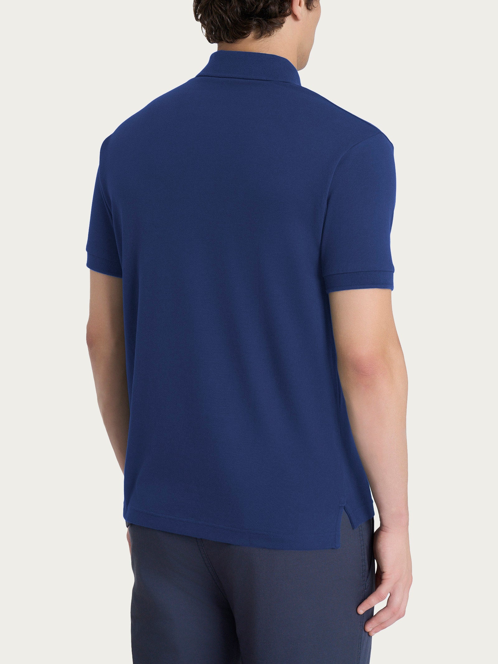 Ragno Sport polo manica corta blueberry in cotone