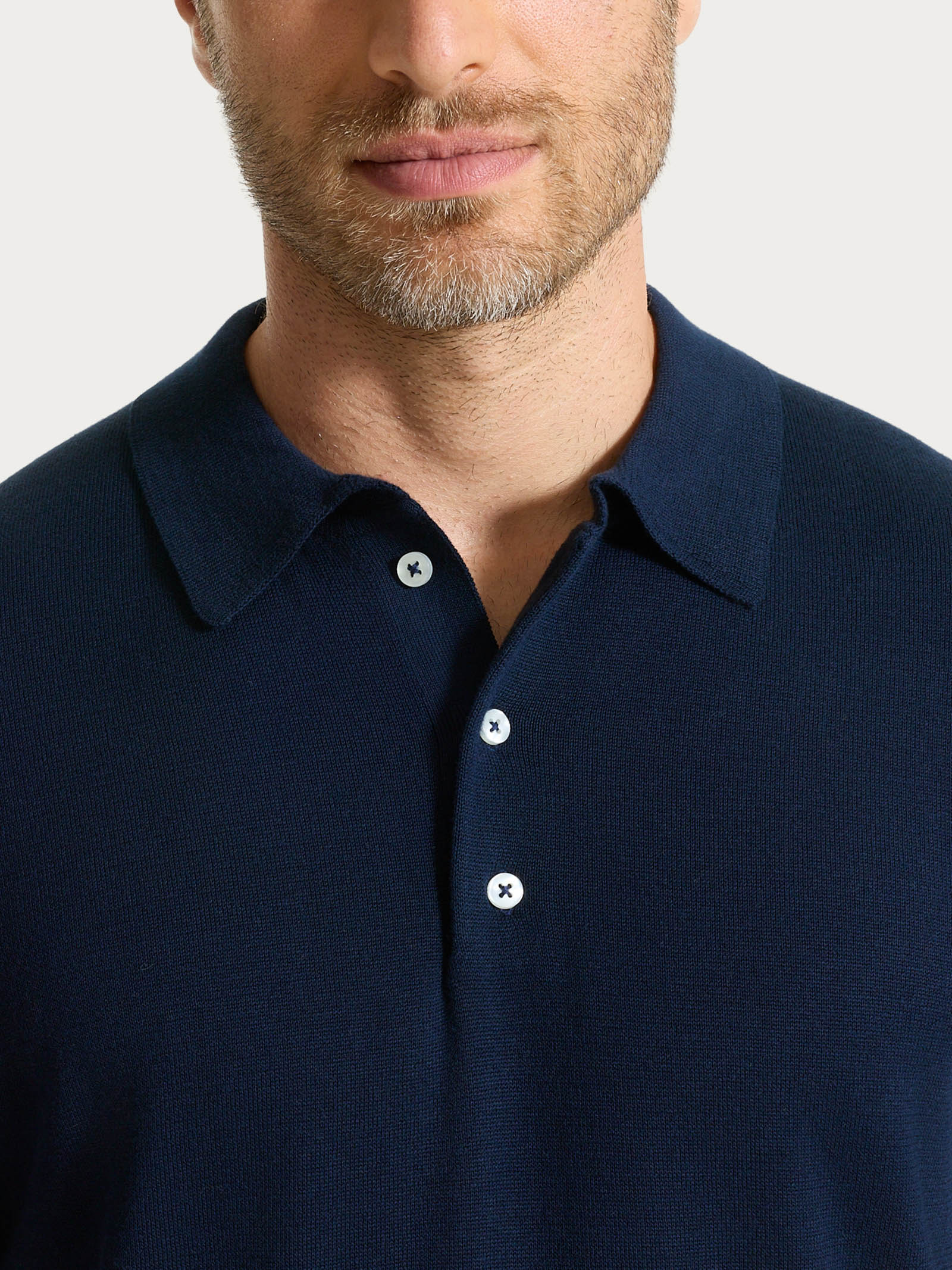 Ragno Puro Cotone polo manica corta uomo Outer Space