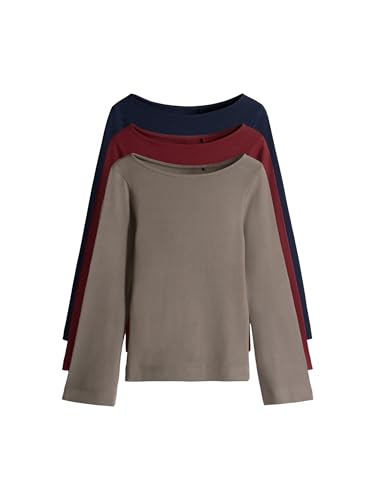 Geo Next The Set T-Shirt Coste Maniche Svasate 3 Pezzi Morbide