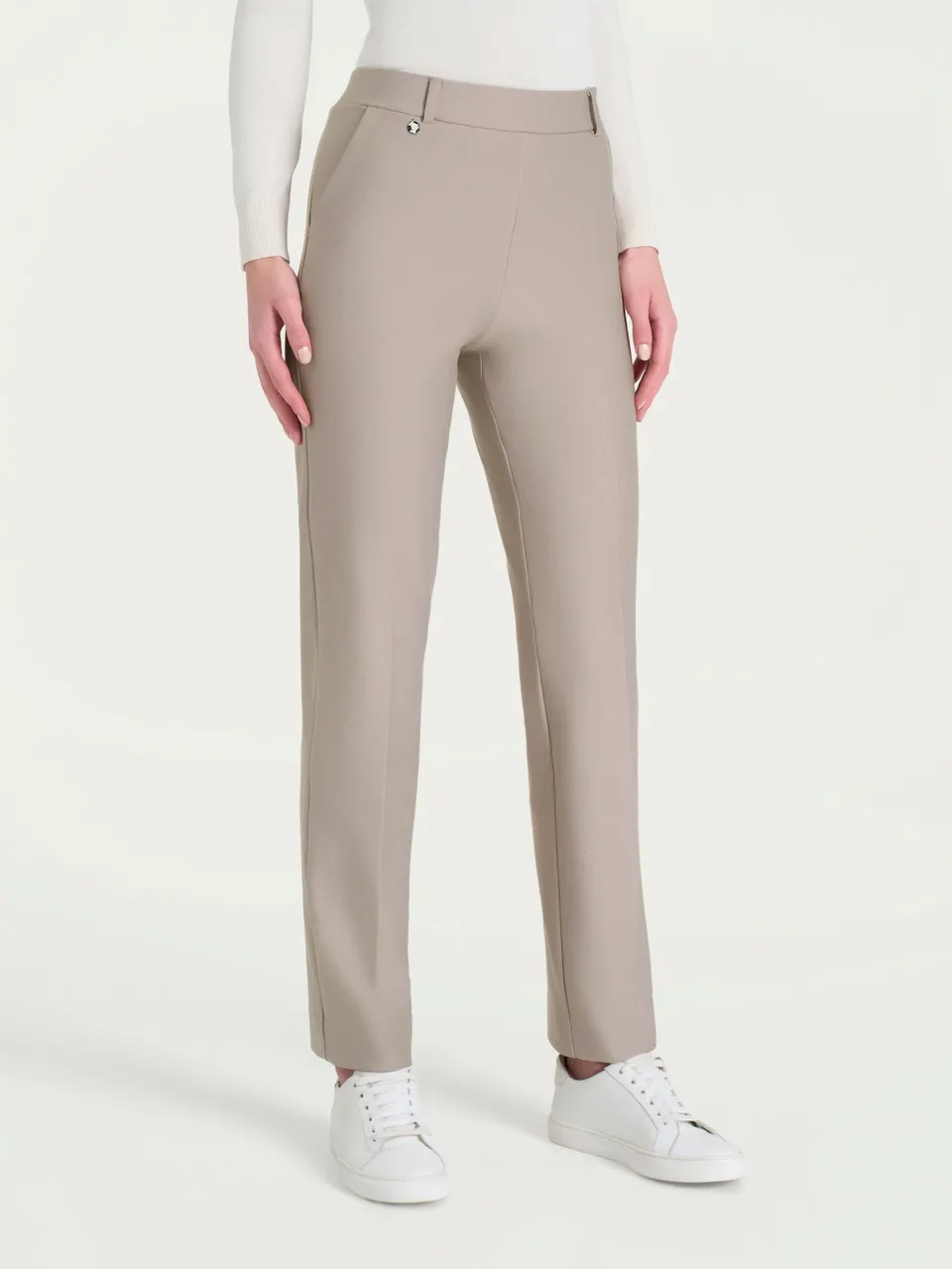Ragno Compact Pantalone Dritto Donna String Tasche