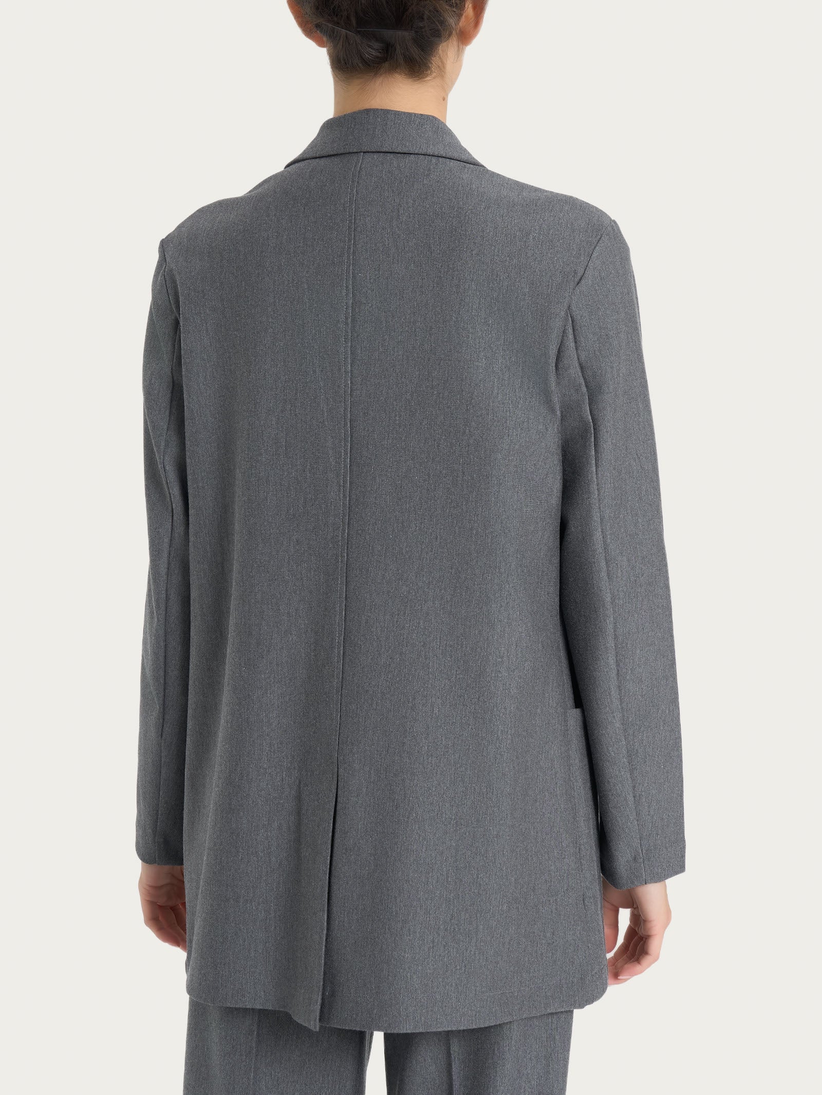 Ragno Compact Blazer Over Giacca Ardesia Mel misto viscosa