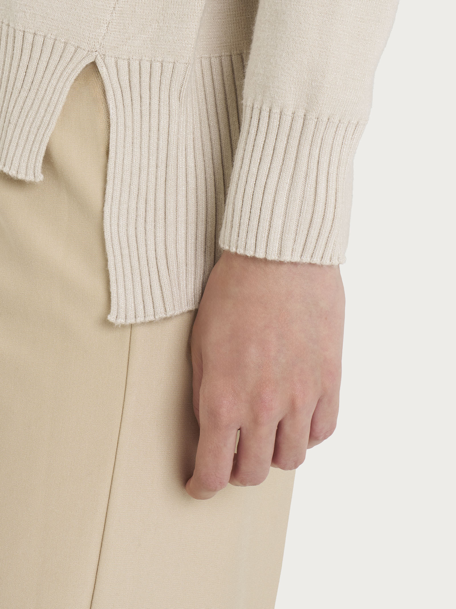 Ragno Super Soft maglia girocollo Champignon manica lunga