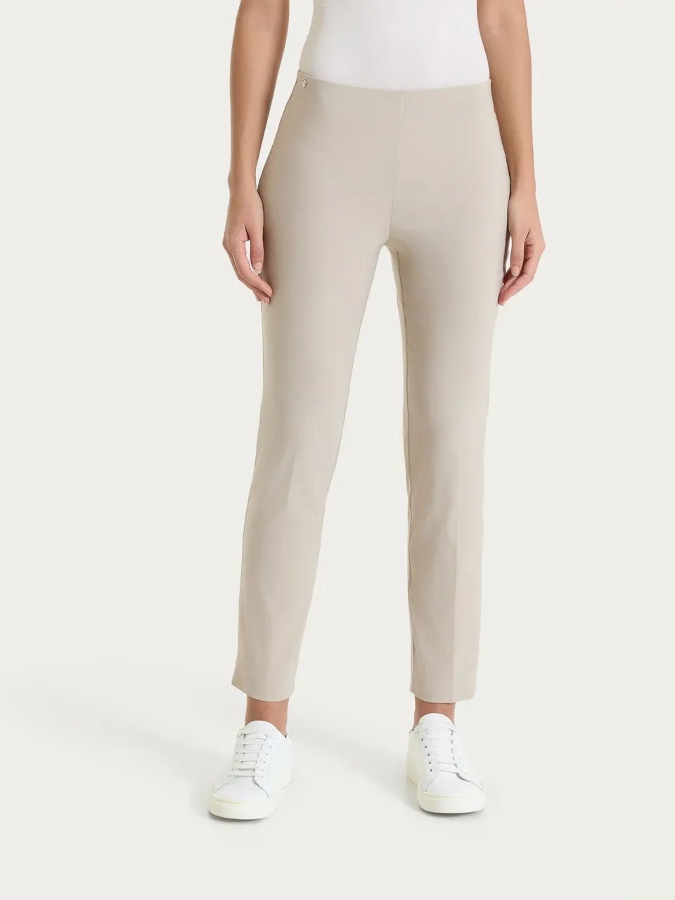 Ragno Super Fresh pantalone capri lino crockery