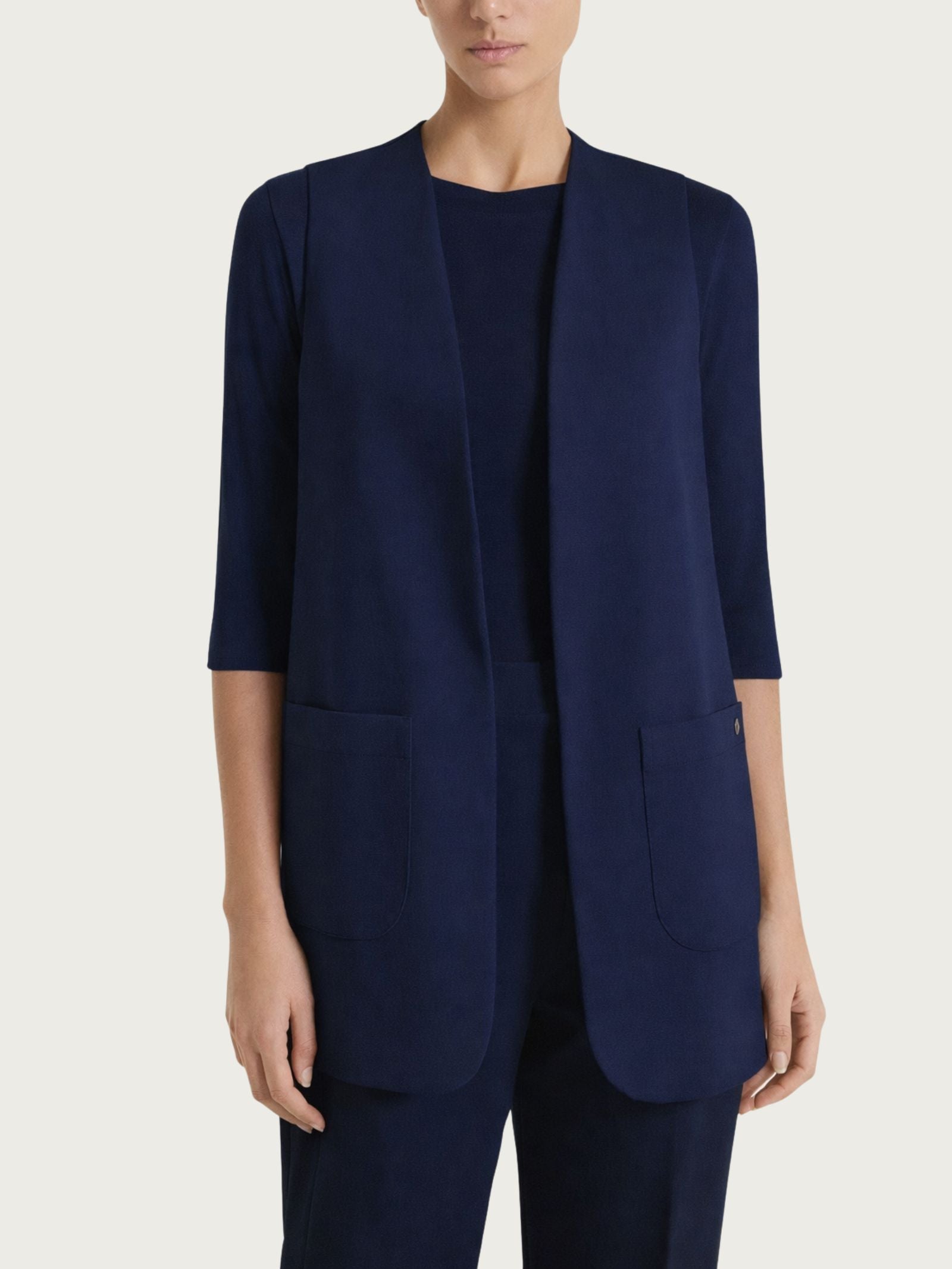 Ragno Compact Light Gilet aperto Bleu