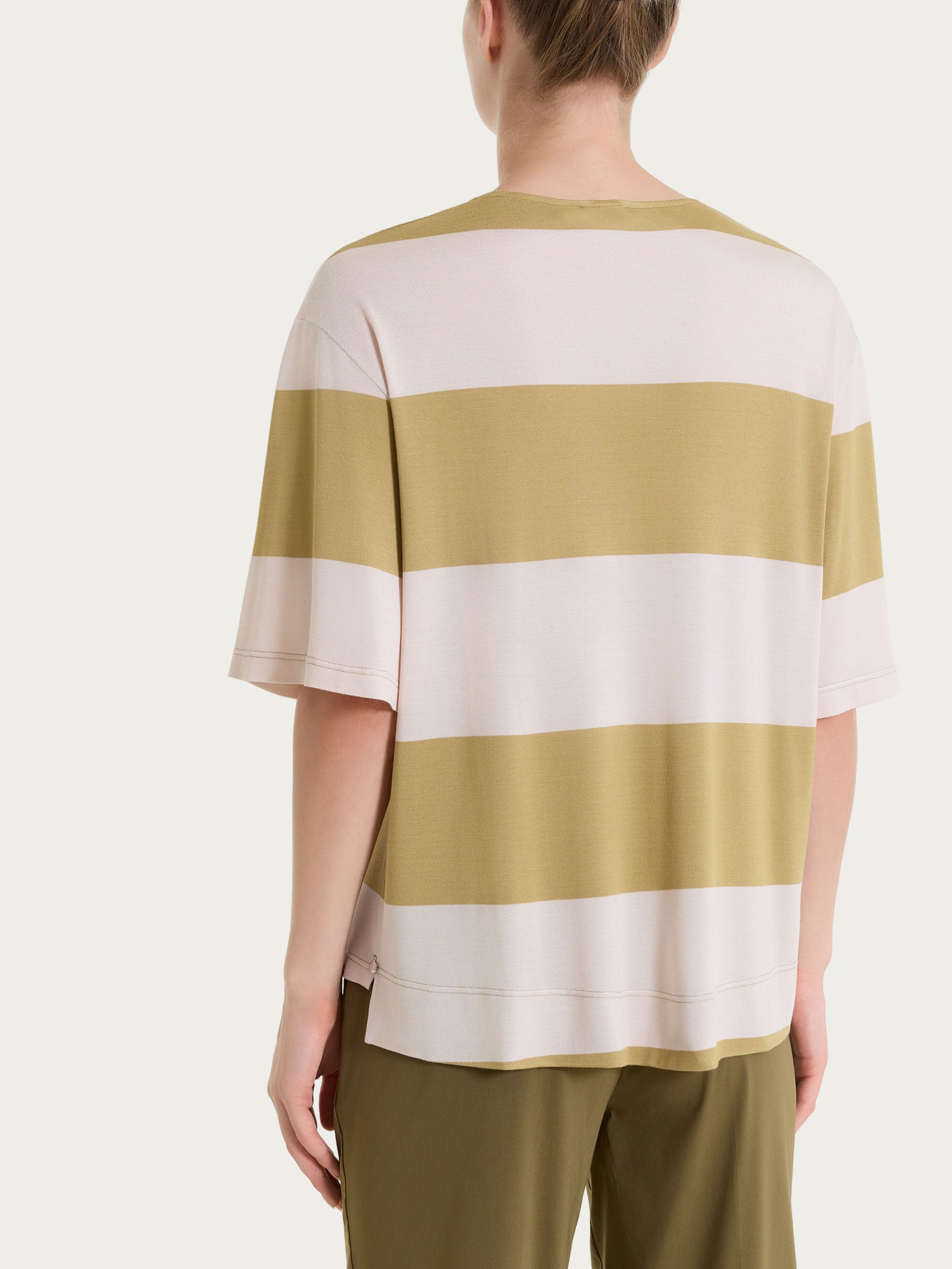 Ragno Summer Light maglietta a righe Fant. Khaki
