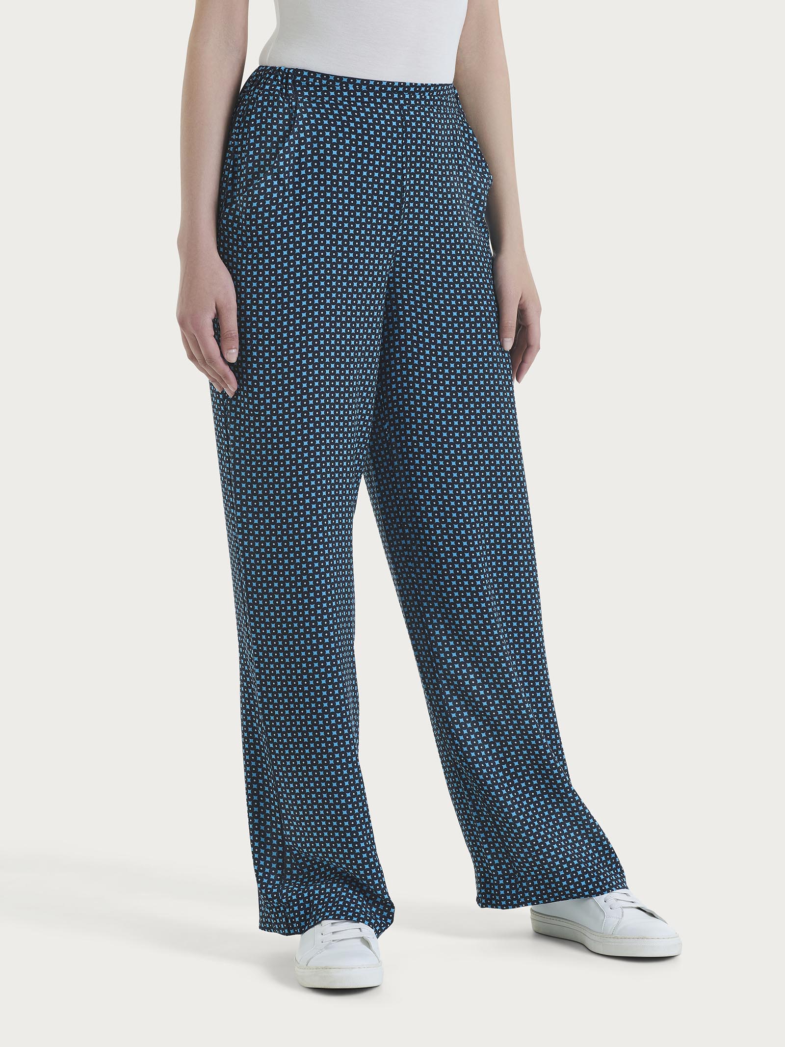 Ragno EcoSeta Ampio pantalone donna Aquarius viscosa