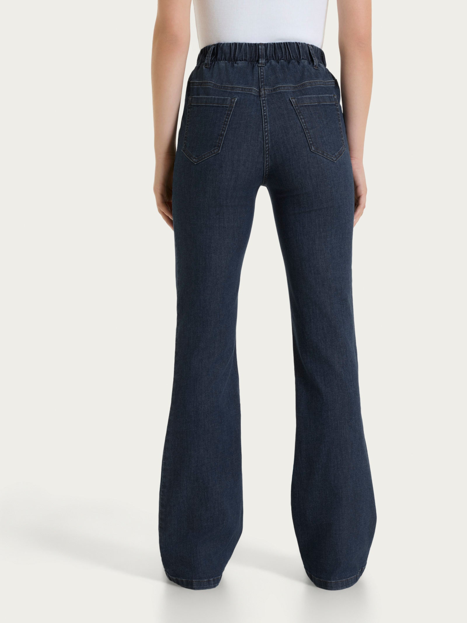 Ragno Super Denim jeans flare tasche Indigo light denim