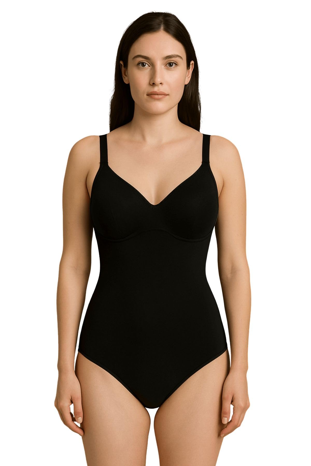 Lady C Microfibra Doppiata Coppe Preformate Coppa B Body S Beige