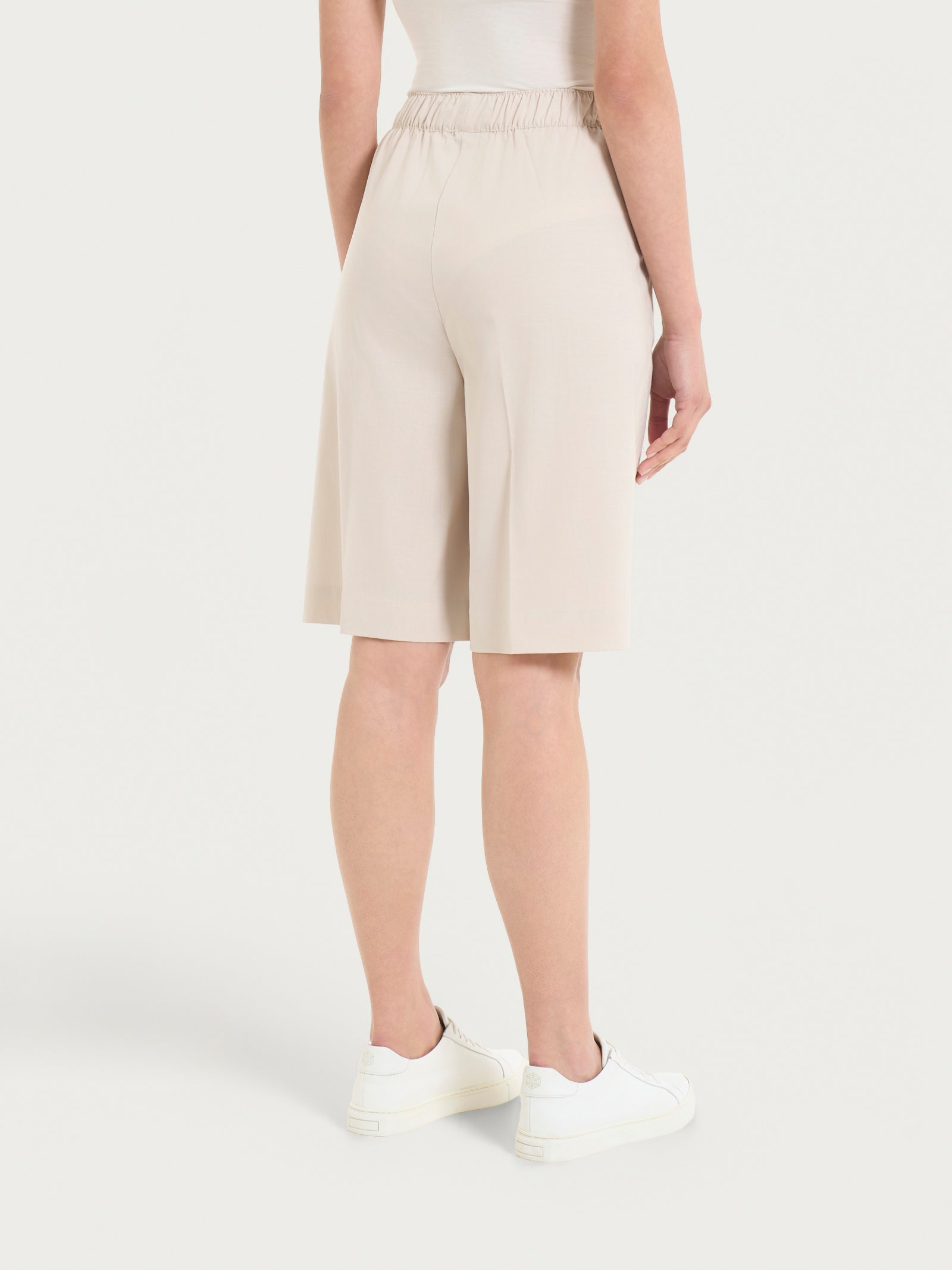 Ragno Super Natural Bermuda con tasche Champignon tencel