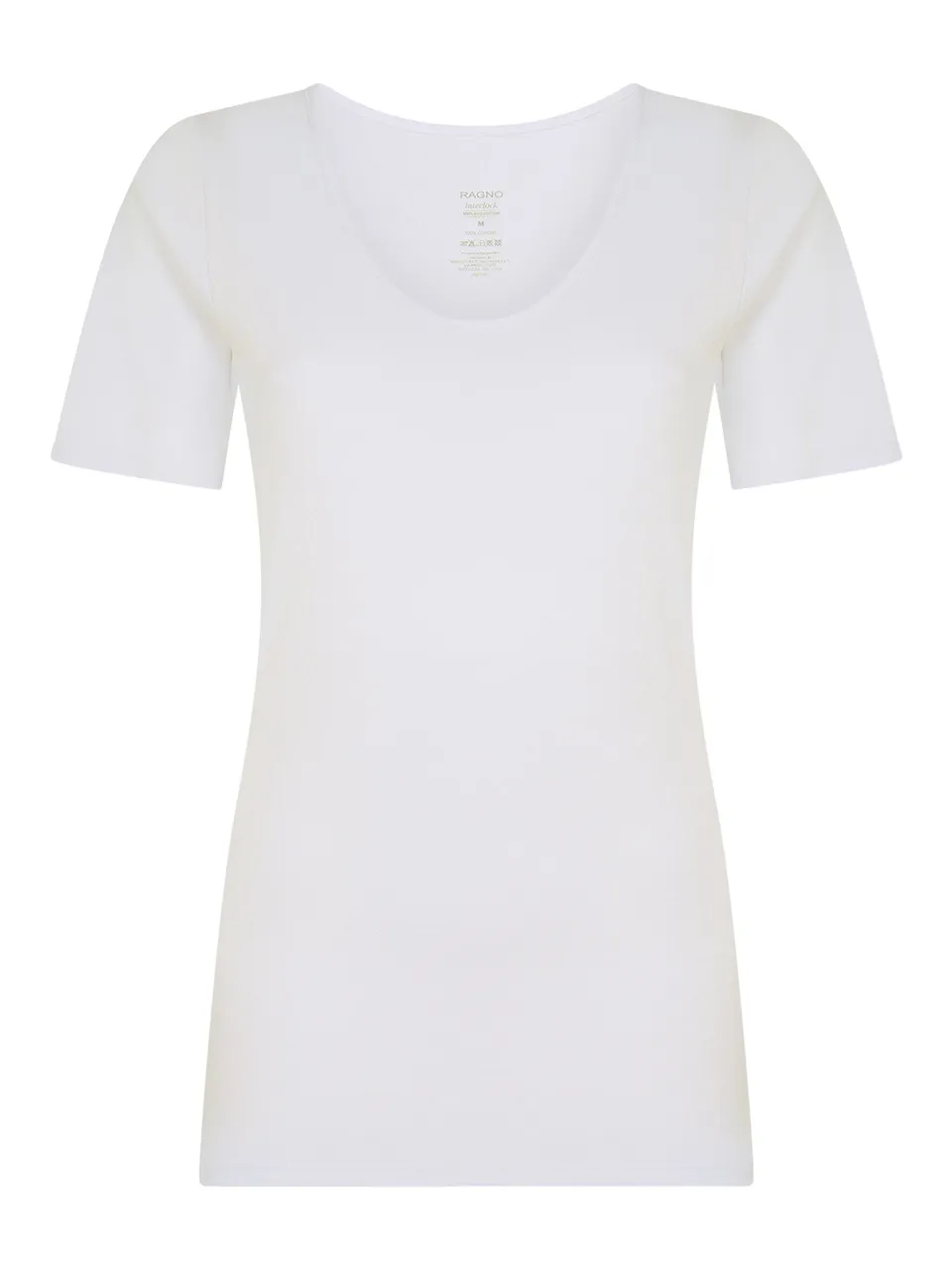 Ragno Caldo Cotone Maglietta scollo V White puro cotone