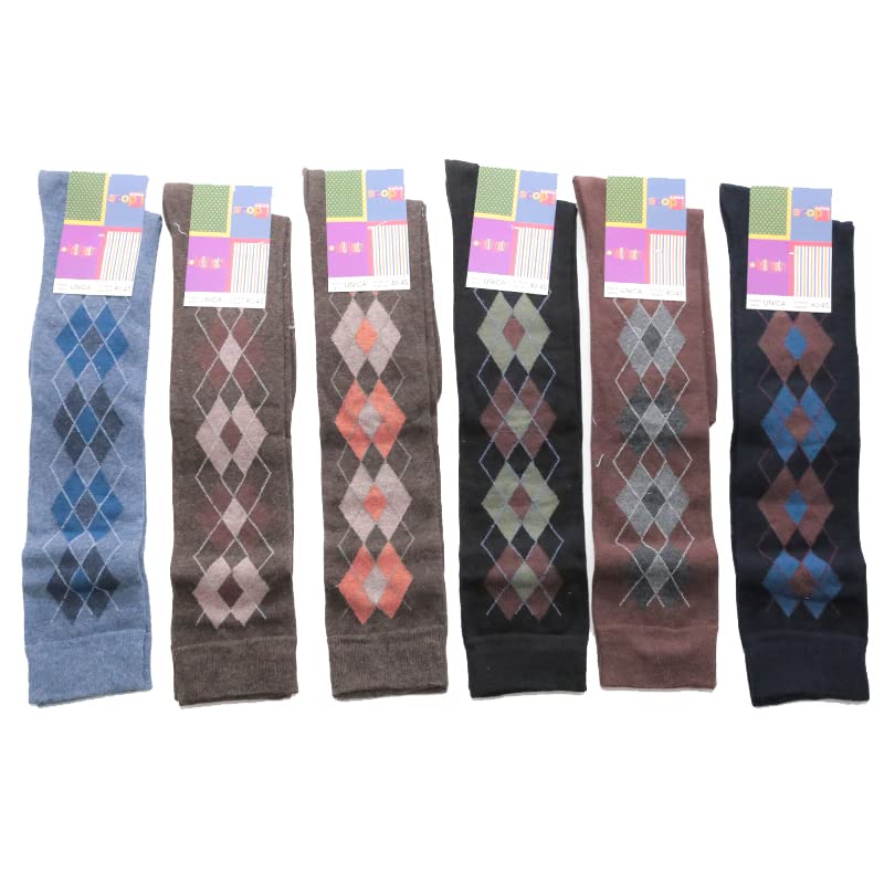 Prisco Royal calze uomo cotone caldo 6 paia lunghe
