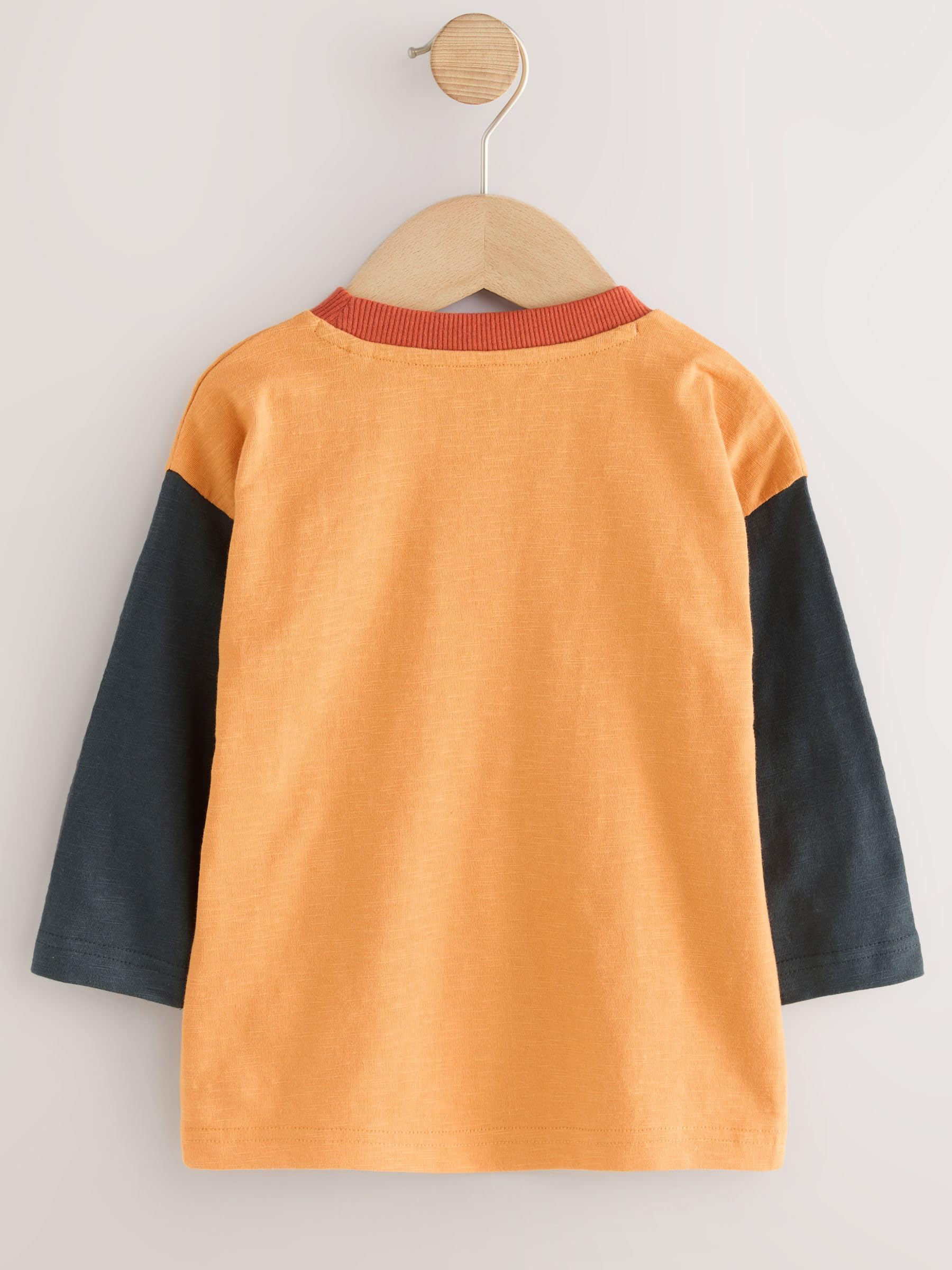 Next T-Shirt Bambino Manica Lunga Cotone Confezione 3