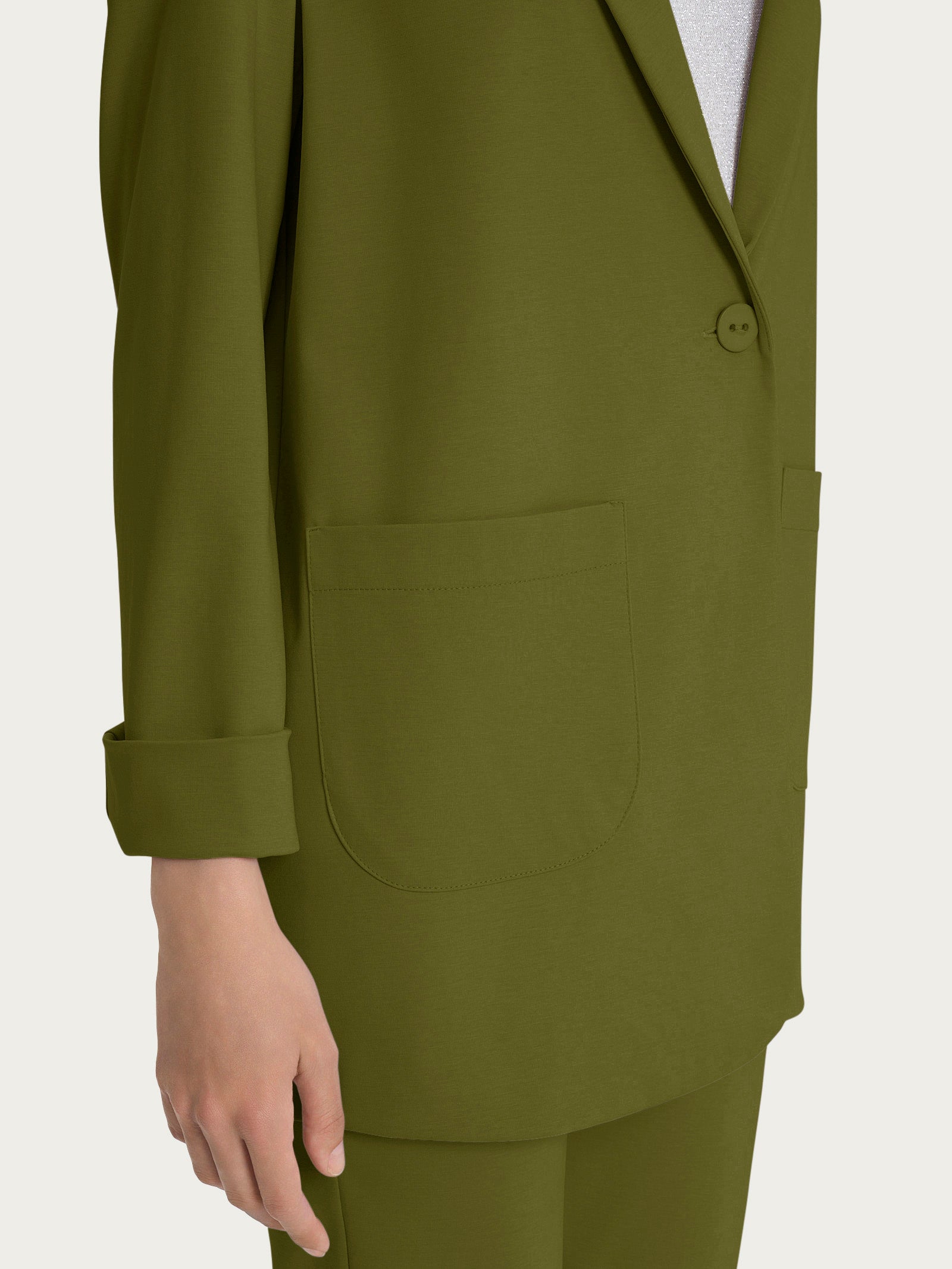 Ragno Compact Light blazer destrutturato Sphagnum leggero