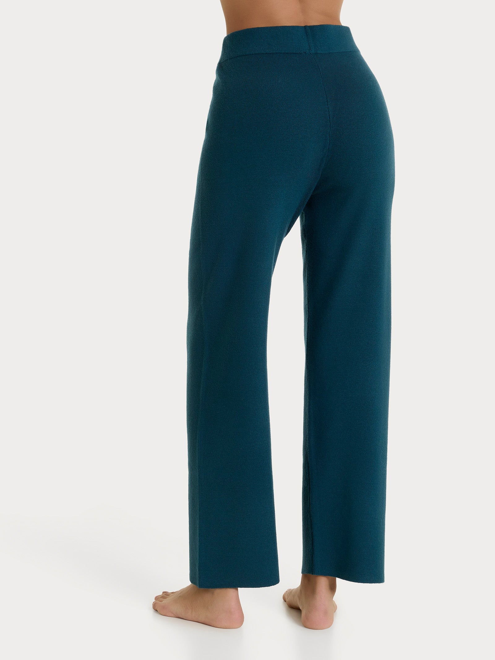 Ragno Super Soft pantalone ampio wide leg blu