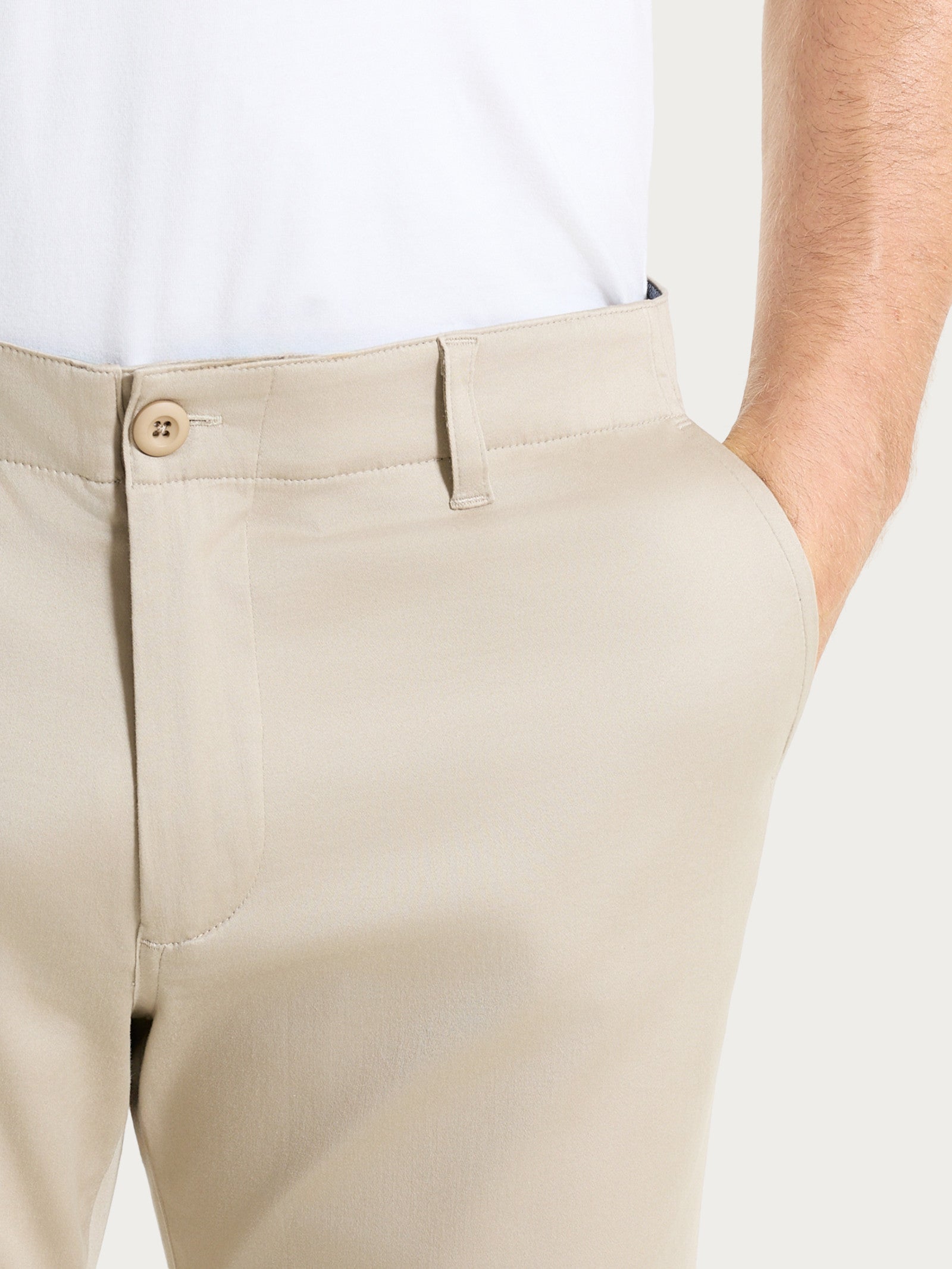 Ragno Satin Power Pantalone Chino Crockery Cotone
