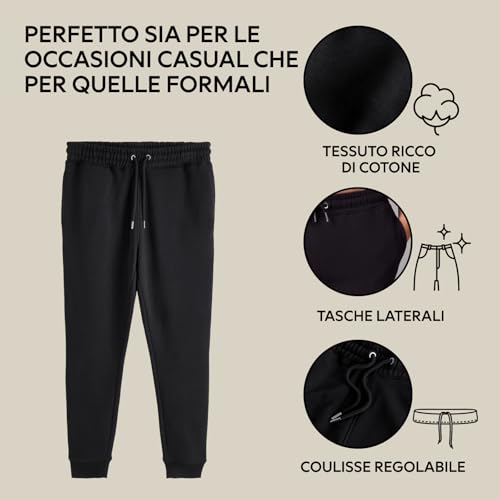 Next joggers uomo pantaloni tuta cotone taglia L