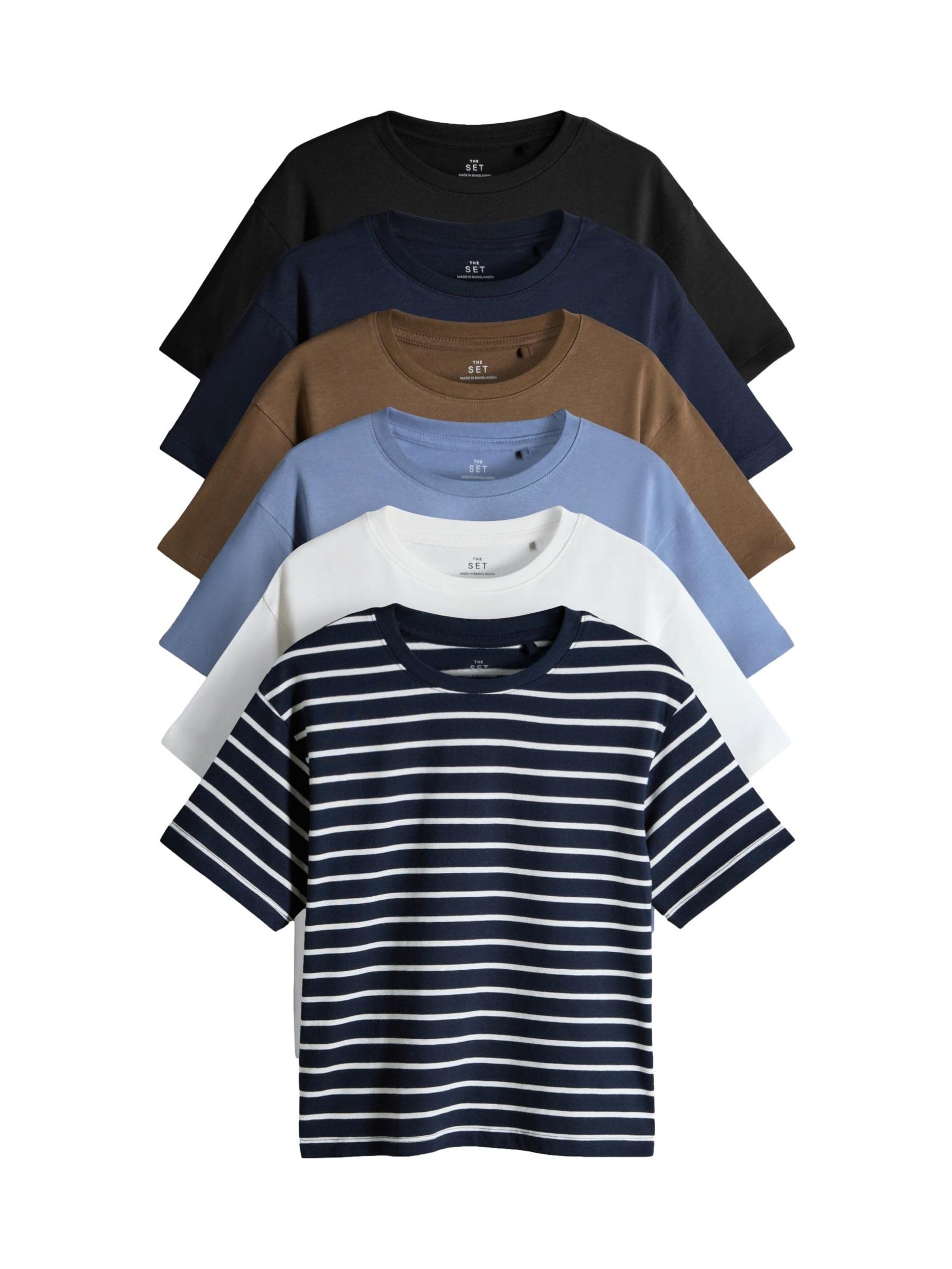 Next The Set Confezione da 6 T-Shirt Oversize Bambino Cotone