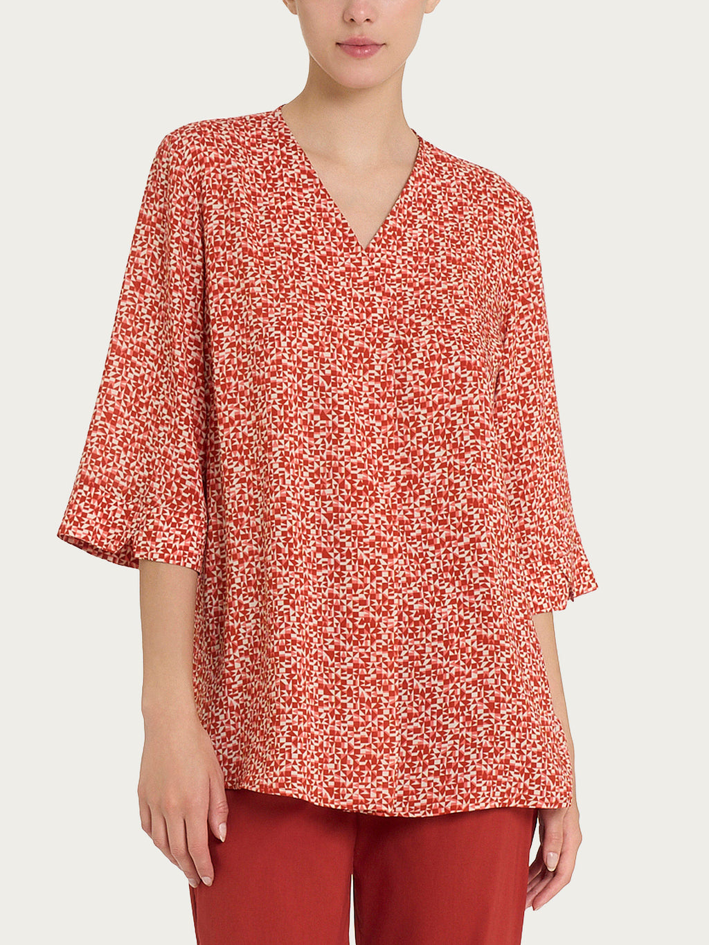 Ragno Ecoseta Blusa Manica 3/4 Fant. Dubarry