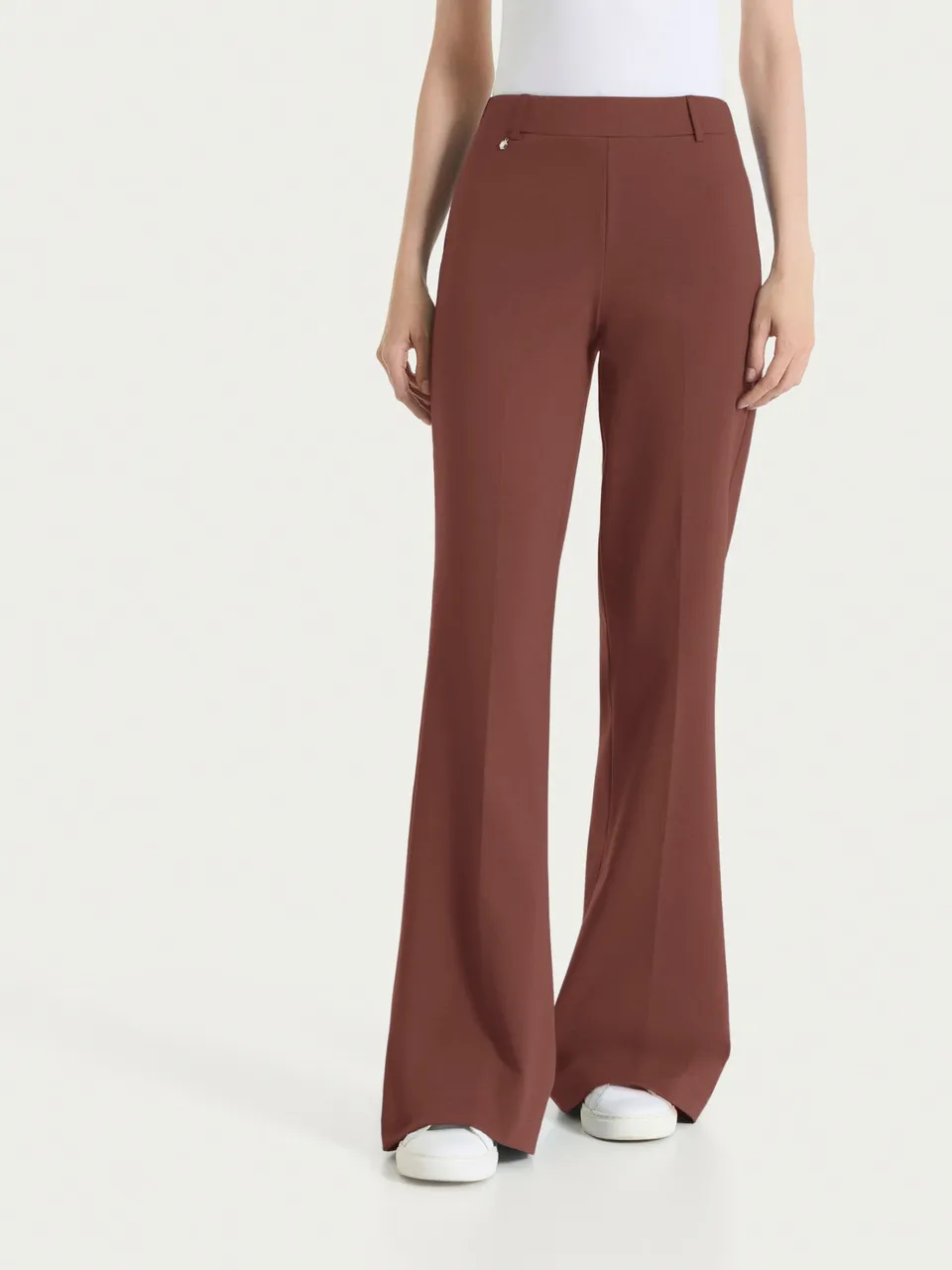 Ragno Pantalone Flare Compact Light Cappuccino