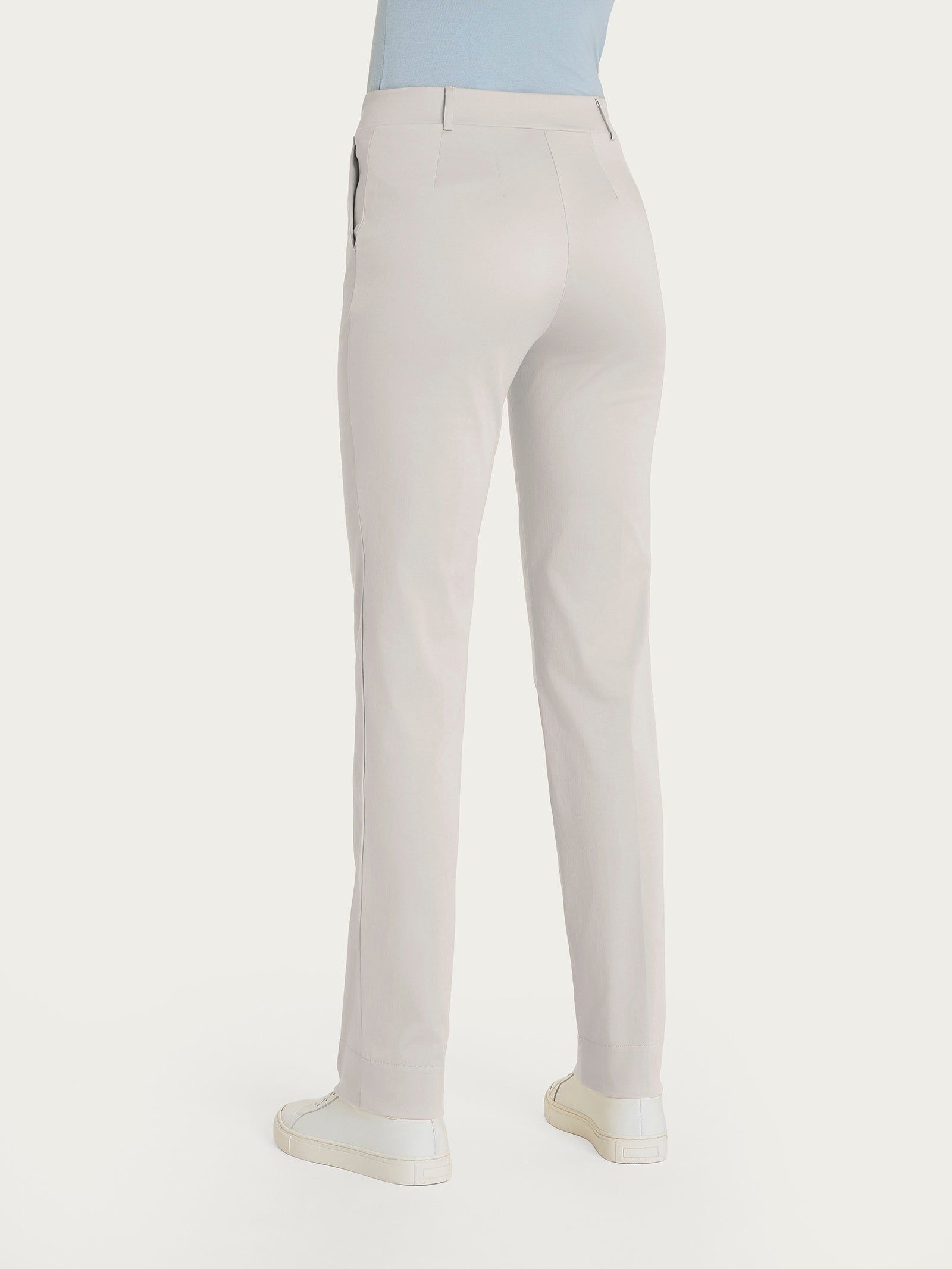 Ragno Satin Power The Straight Leg pantalone Dawn Blue tasche