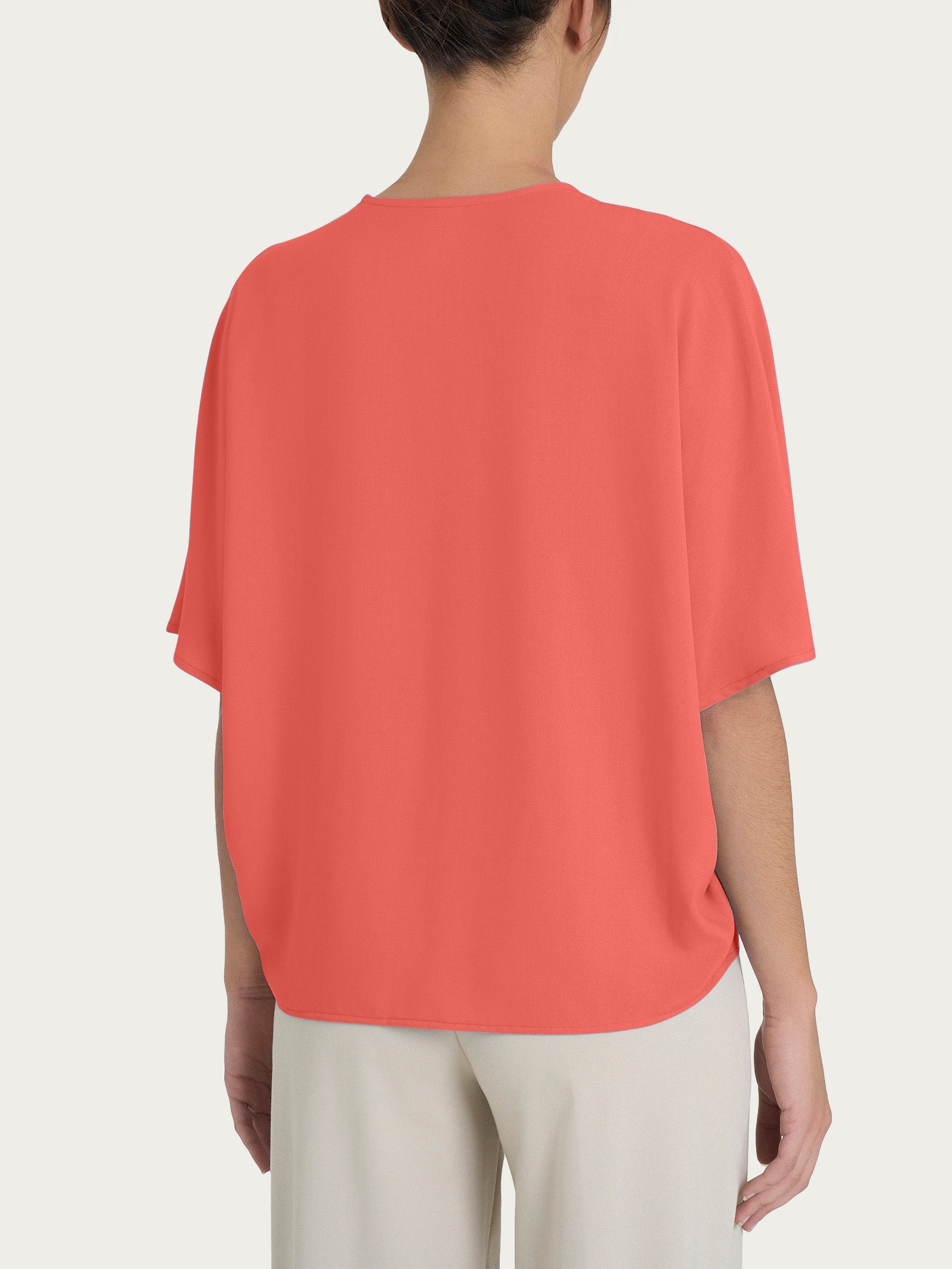 Ragno EcoSeta Blusa Scollo V Manica Gomito Dubarry