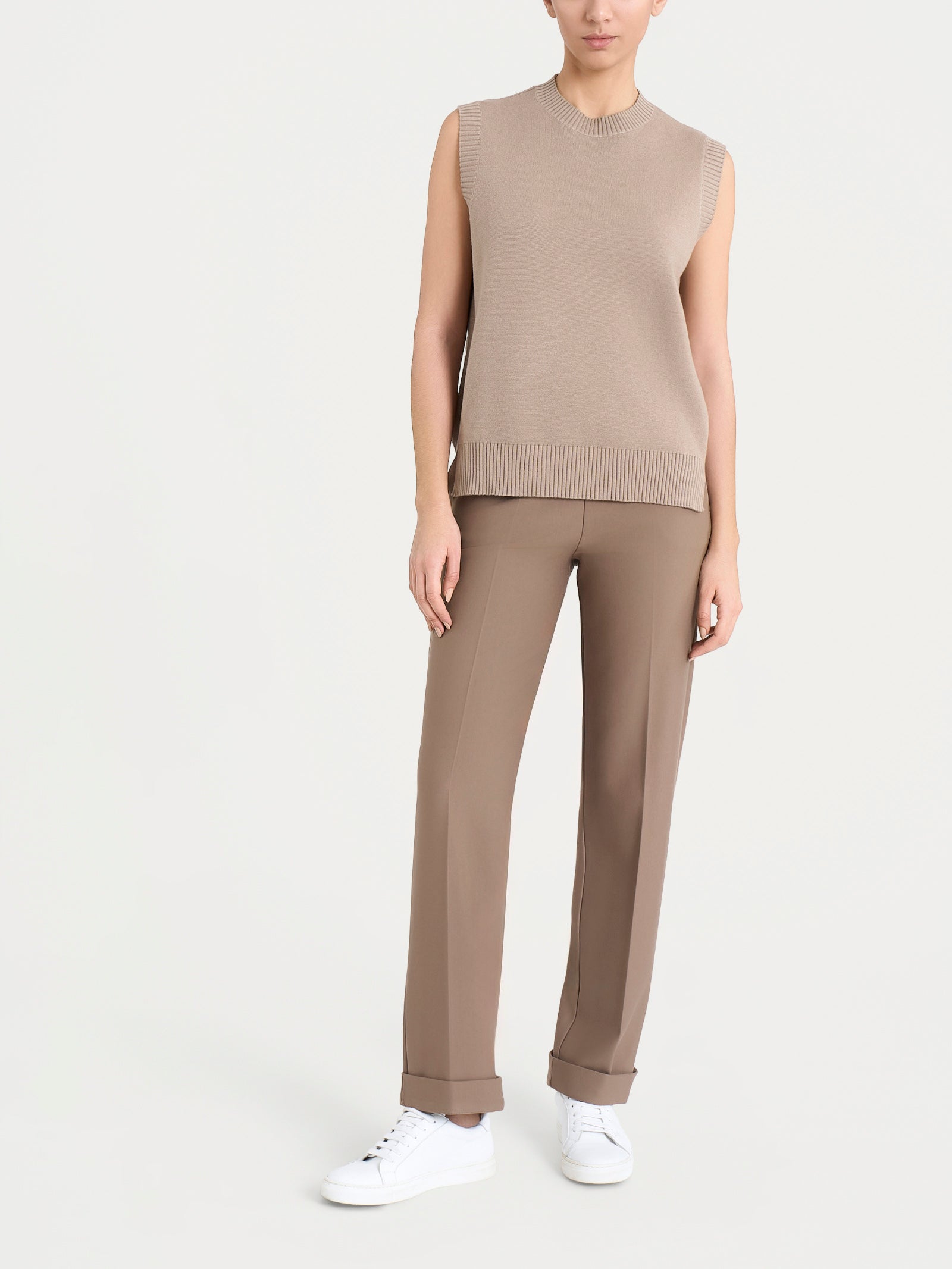 Ragno Super Soft Maglia Smanicata Cammello viscosa