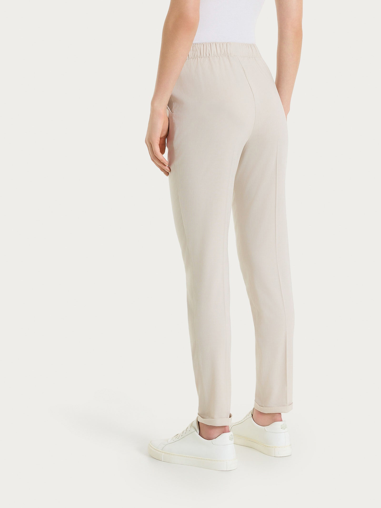 Ragno Super Natural pantalone chino slim Champignon tencel