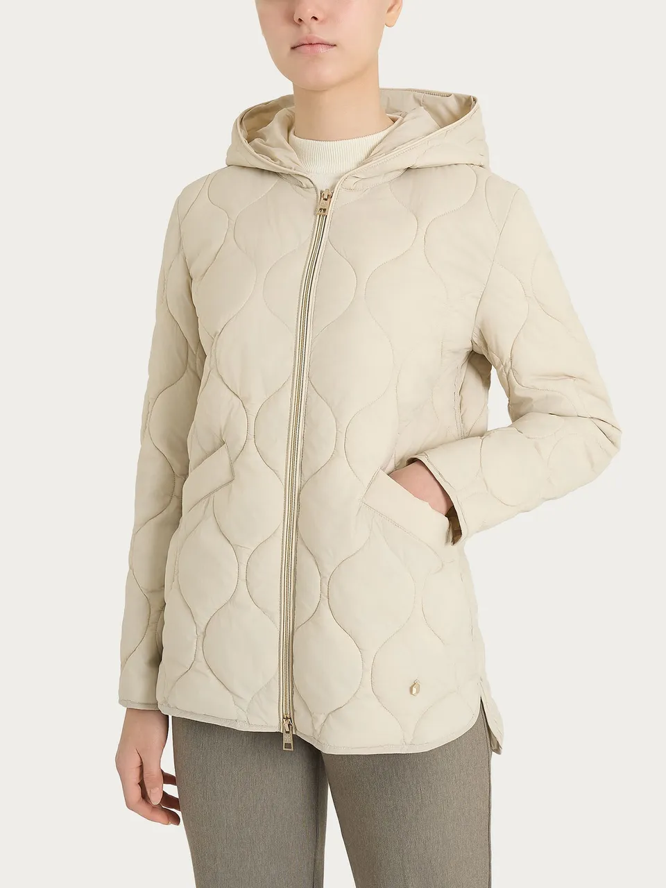 Ragno Onion Quilt Piumino puffer cappuccio Champignon