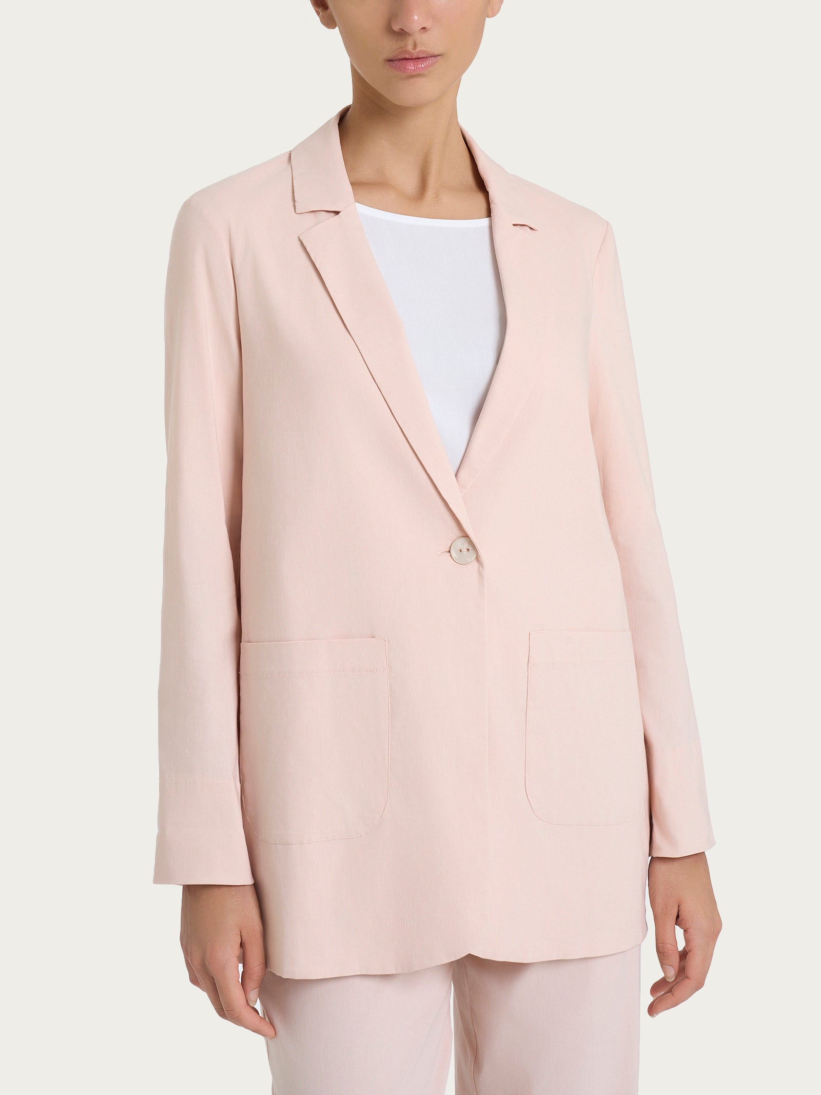 Ragno Super Fresh Blazer giacca donna Cameo Rose leggera