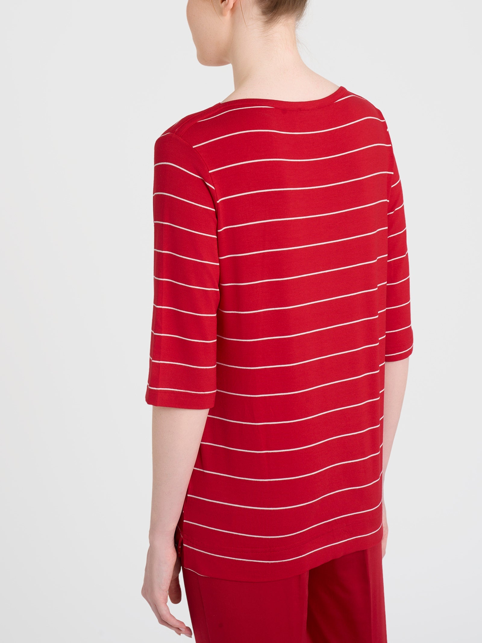 Ragno Viscosa Summer maglietta donna salsa riga 3/4