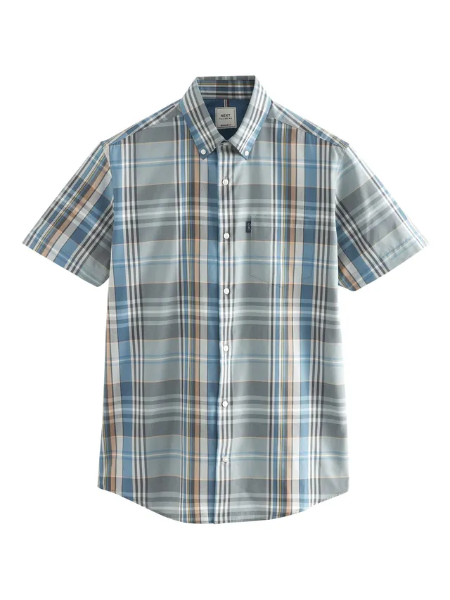 NEXT Oxford No Stiro camicia taglia S facile da stirare