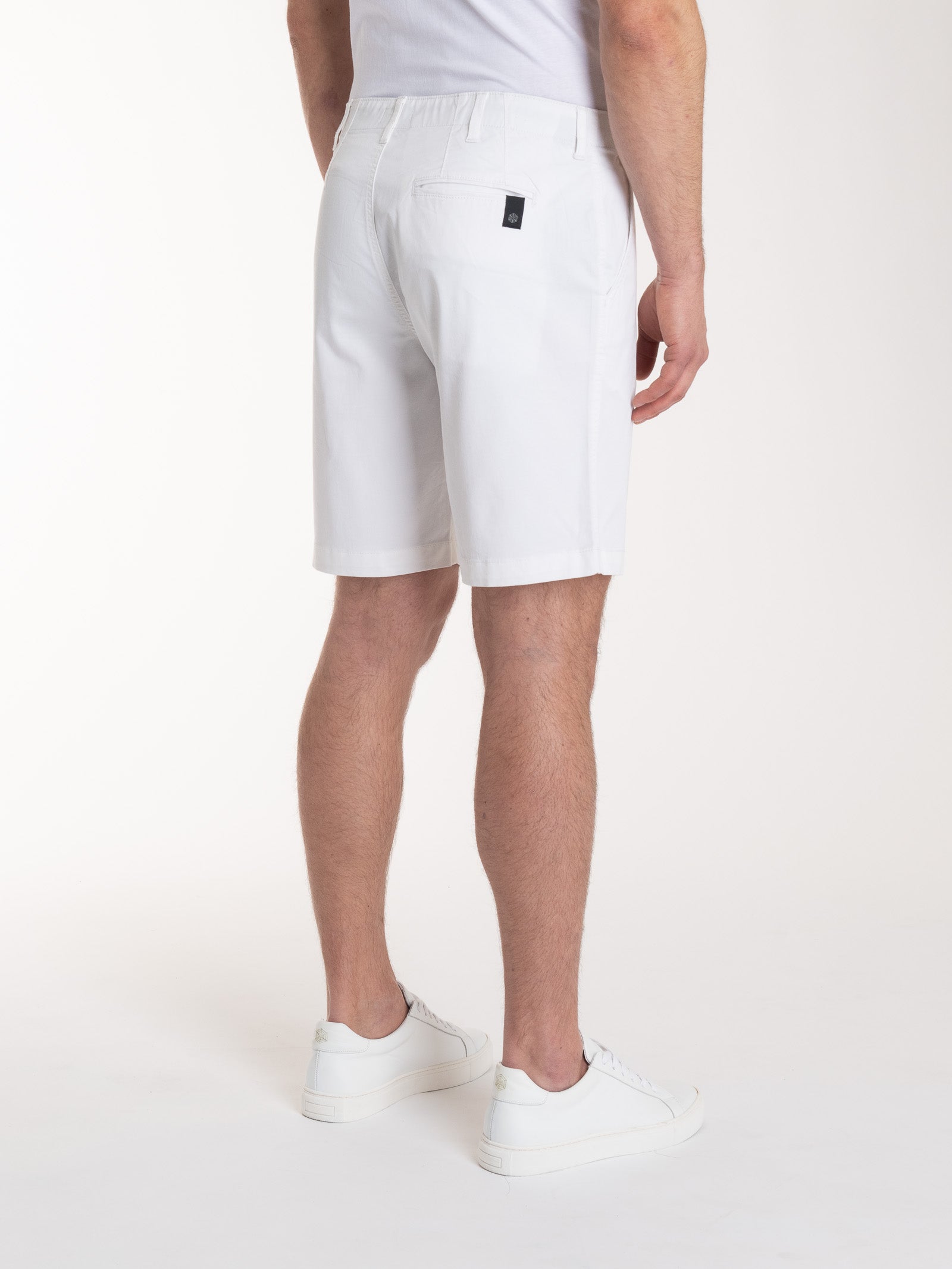 Ragno Bermuda Uomo Summer Twill Cotone Bianco