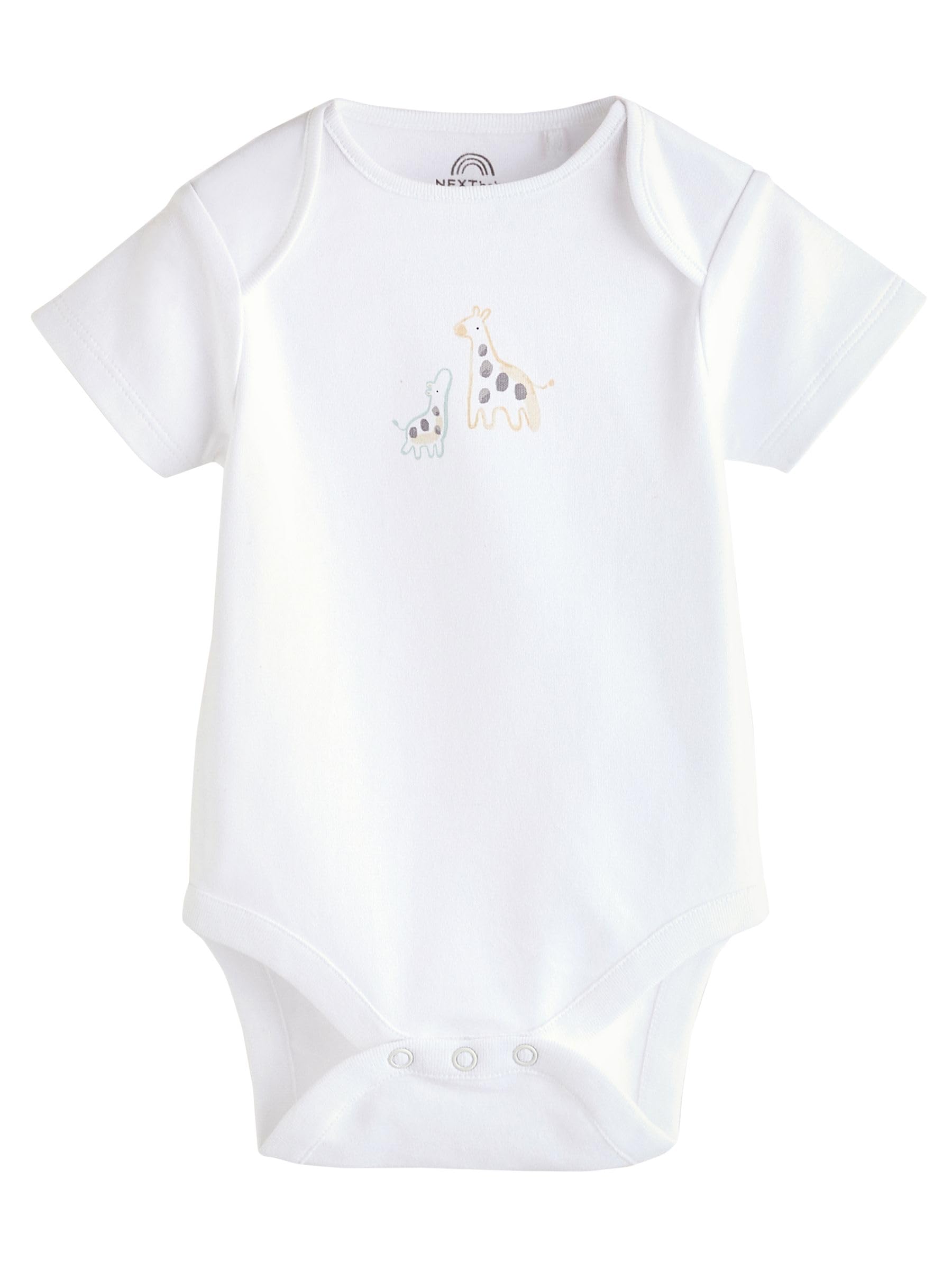Next Body Neonato Maniche Corte Cotone Confezione da 5 Animali