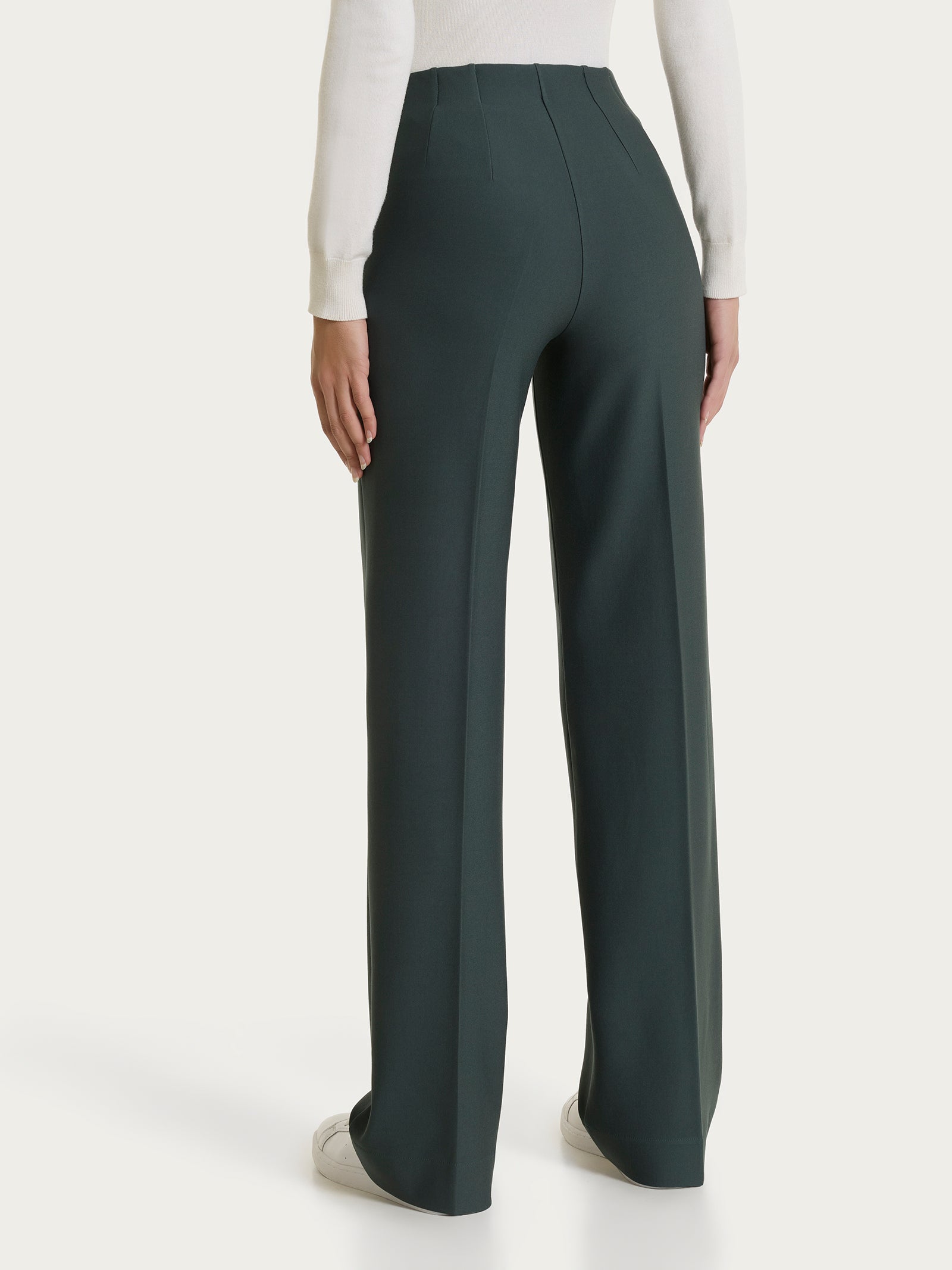 Ragno Compact Pantalone Ampio Wide Leg Urban Chic viscosa