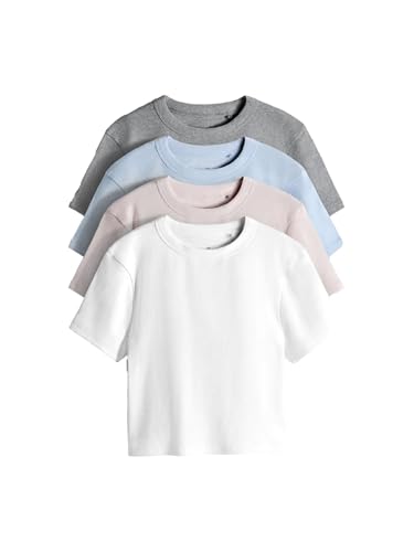 Geo Next The Set t-shirt crop coste 4 pezzi aderente