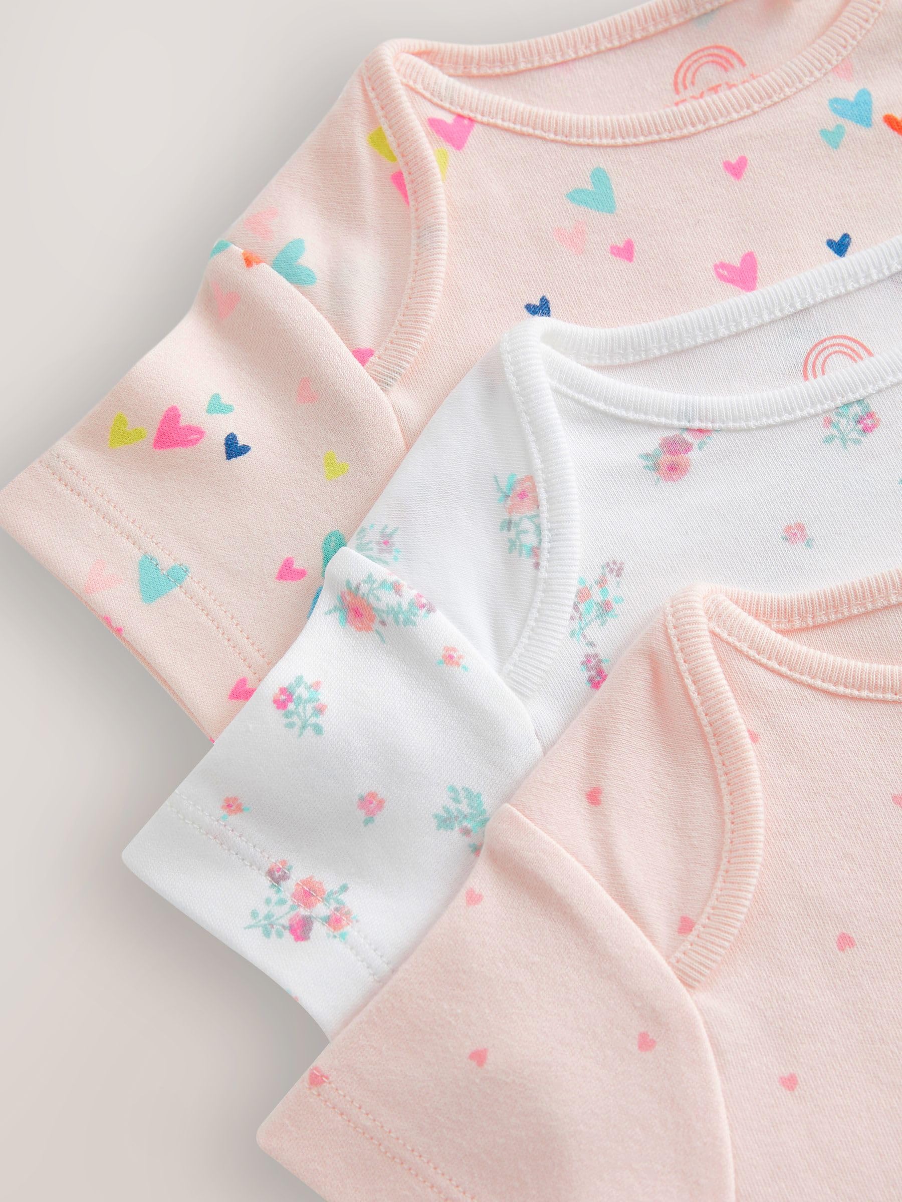 Next Body Manica Corta Neonata 3 Pezzi 74-80 Cotone